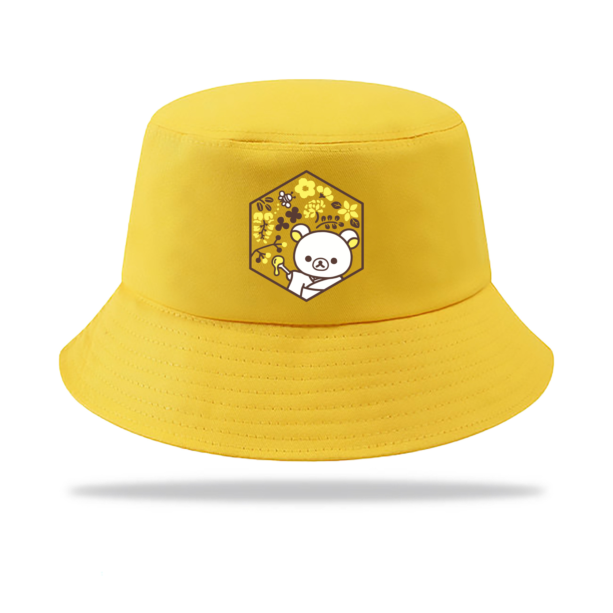 （画像用） リラックマ リラックマ キイロイトリ Rilakkuma Korilakkuma Kiiroitori アウトドア日除けバケットハット