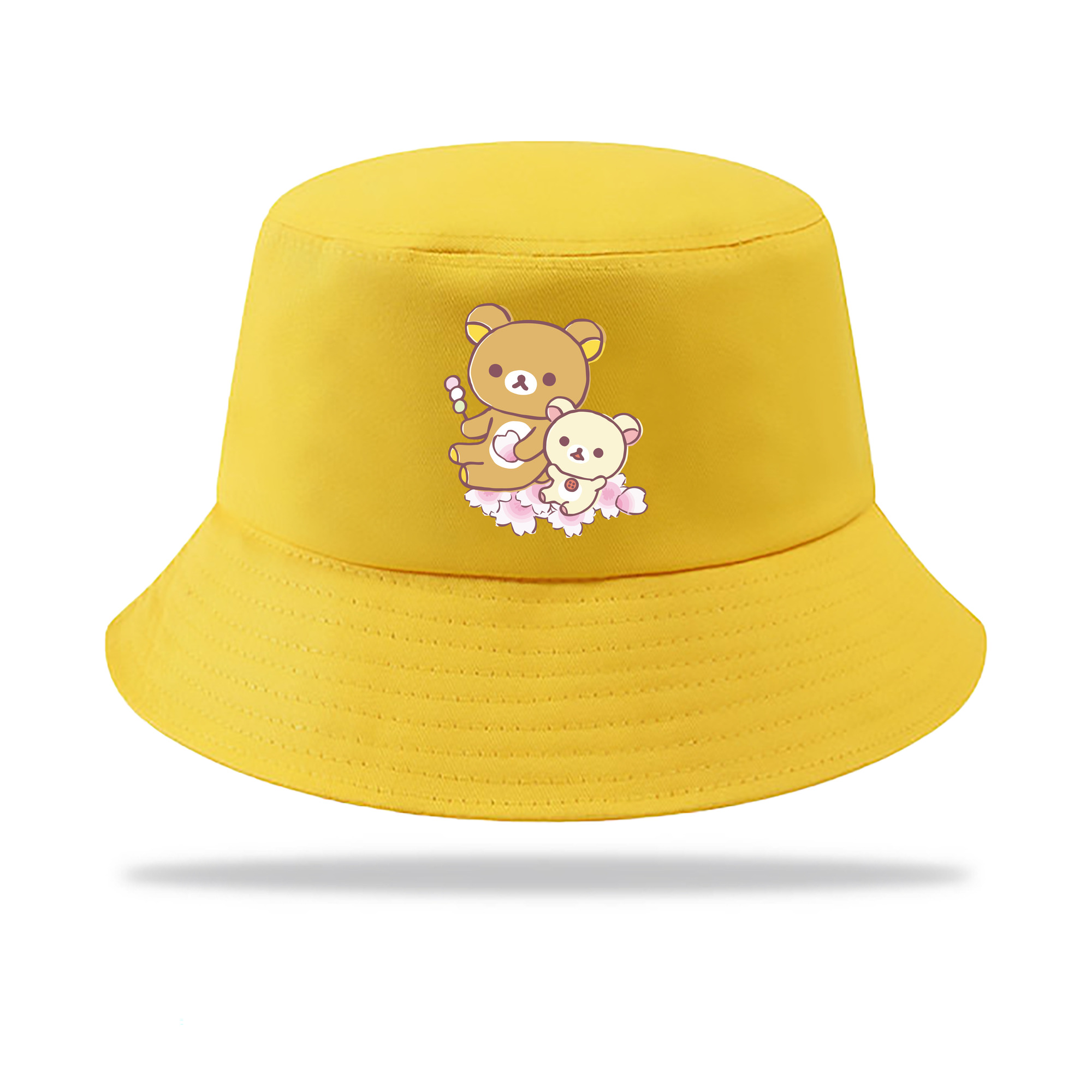 （画像用） リラックマ リラックマ キイロイトリ Rilakkuma Korilakkuma Kiiroitori アウトドア日除けバケットハット