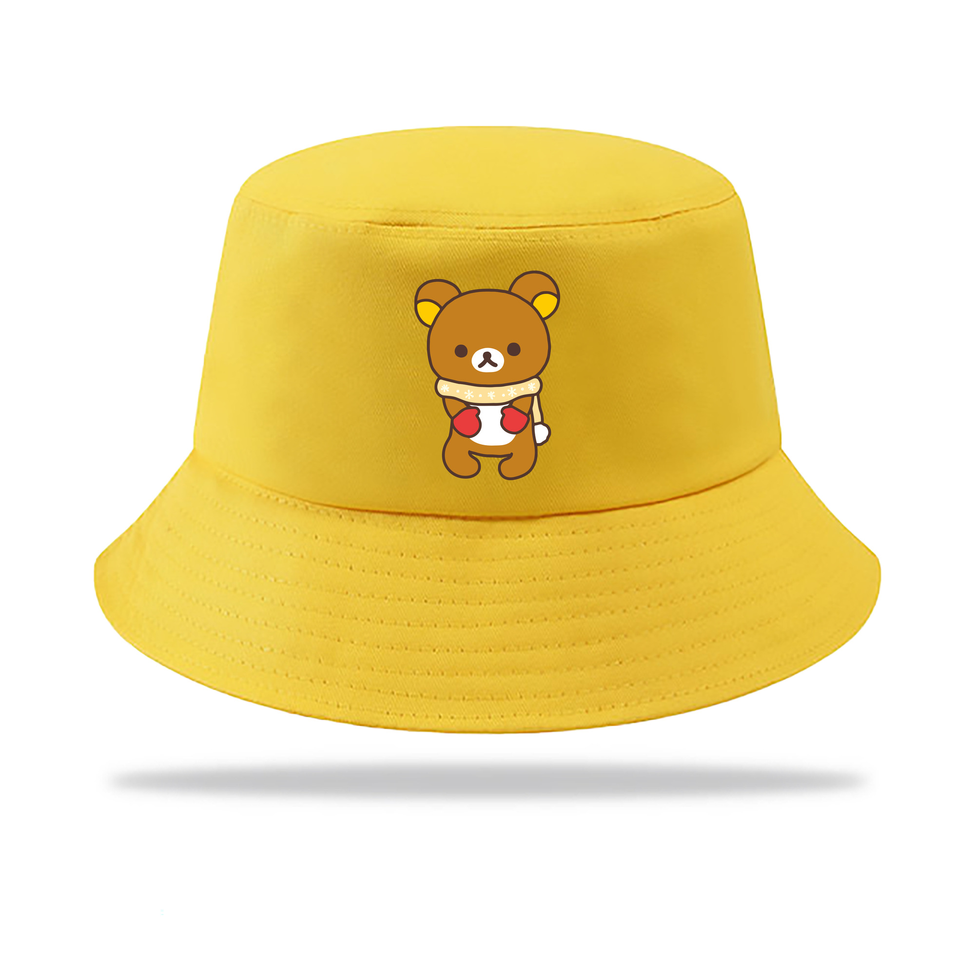（画像用） リラックマ リラックマ キイロイトリ Rilakkuma Korilakkuma Kiiroitori アウトドア日除けバケットハット