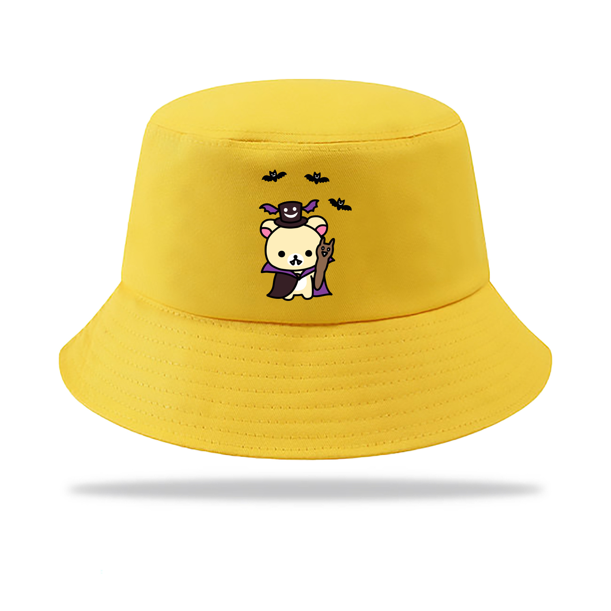（画像用） リラックマ リラックマ キイロイトリ Rilakkuma Korilakkuma Kiiroitori アウトドア日除けバケットハット