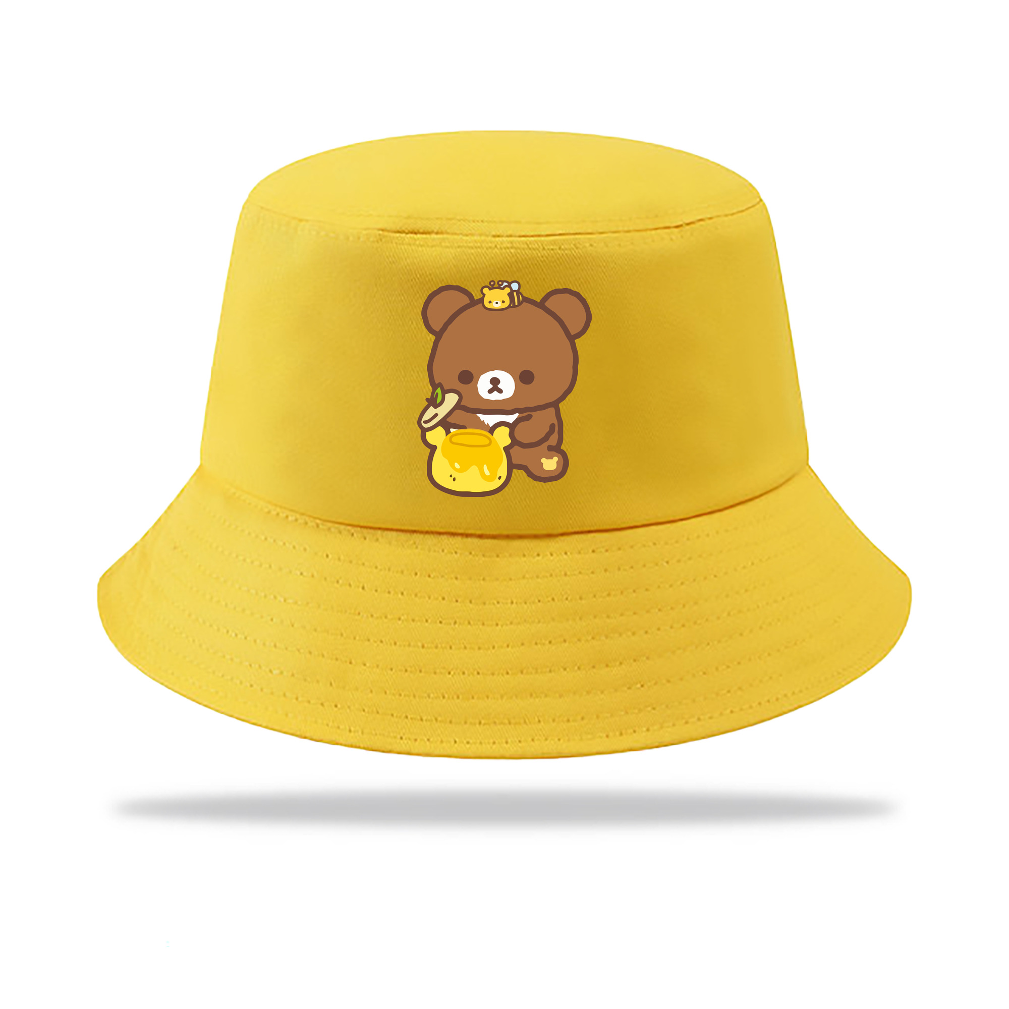 （画像用） リラックマ リラックマ キイロイトリ Rilakkuma Korilakkuma Kiiroitori アウトドア日除けバケットハット