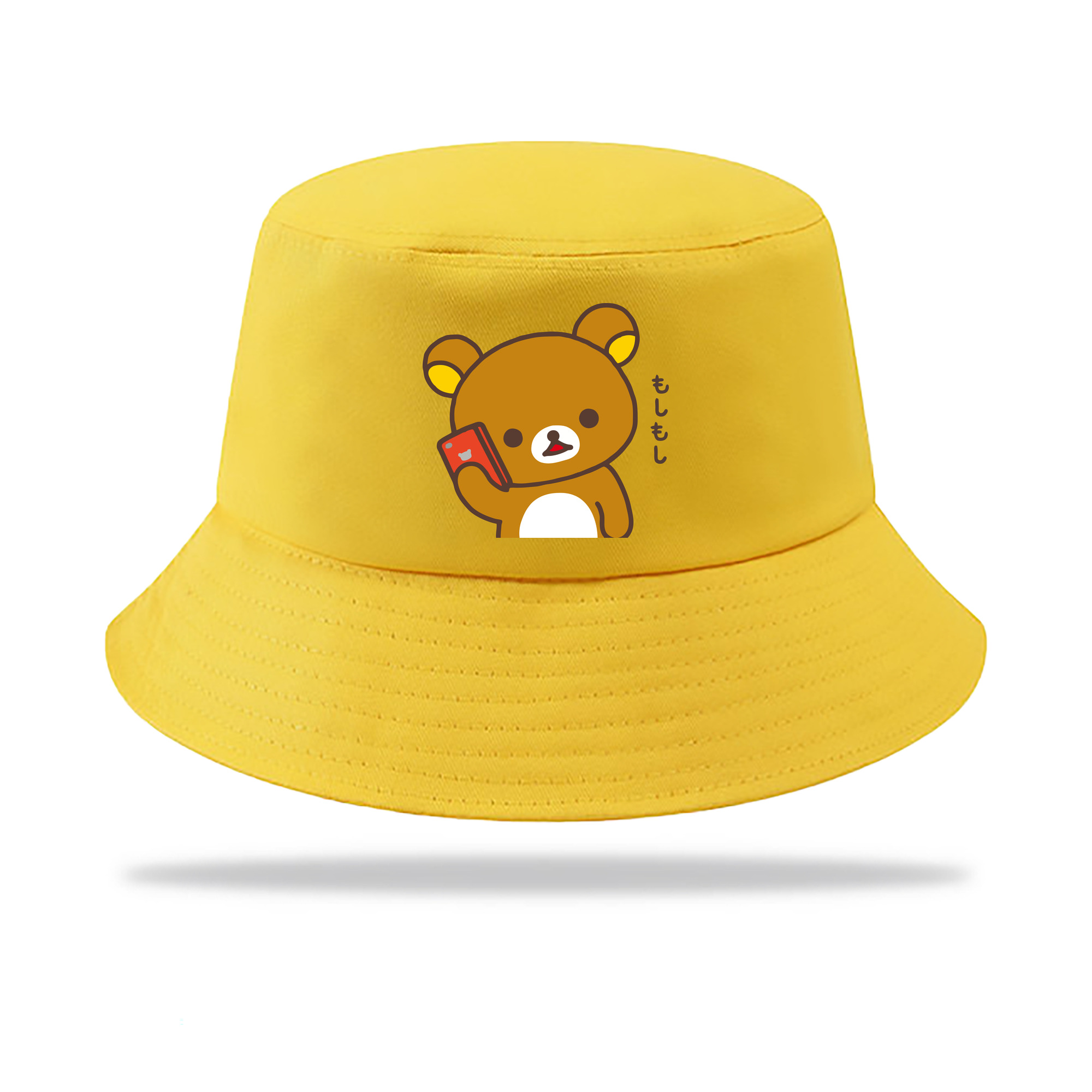 （画像用） リラックマ リラックマ キイロイトリ Rilakkuma Korilakkuma Kiiroitori アウトドア日除けバケットハット