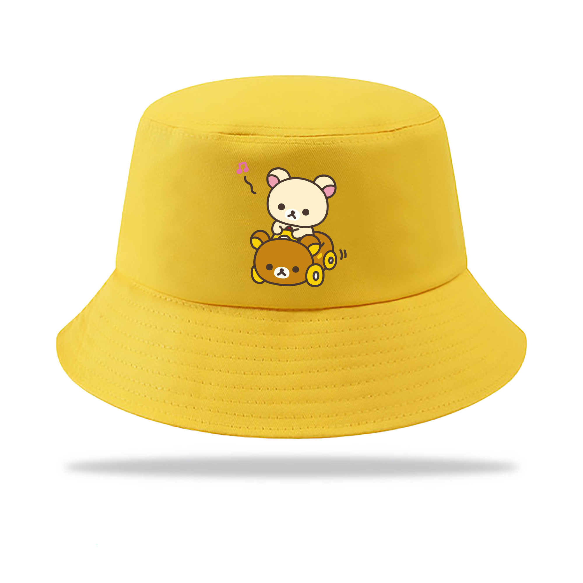 （画像用） リラックマ リラックマ キイロイトリ Rilakkuma Korilakkuma Kiiroitori アウトドア日除けバケットハット