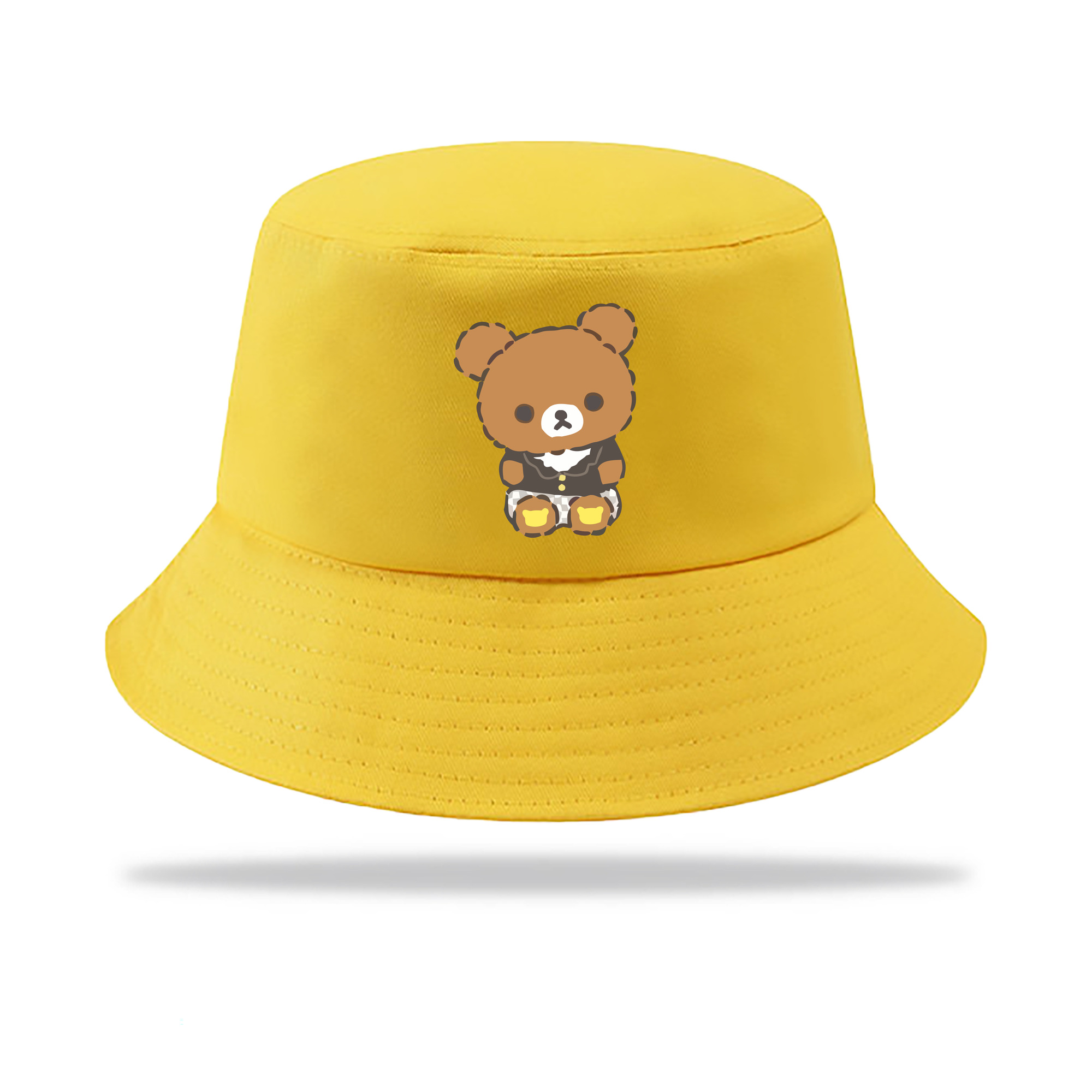 （画像用） リラックマ リラックマ キイロイトリ Rilakkuma Korilakkuma Kiiroitori アウトドア日除けバケットハット