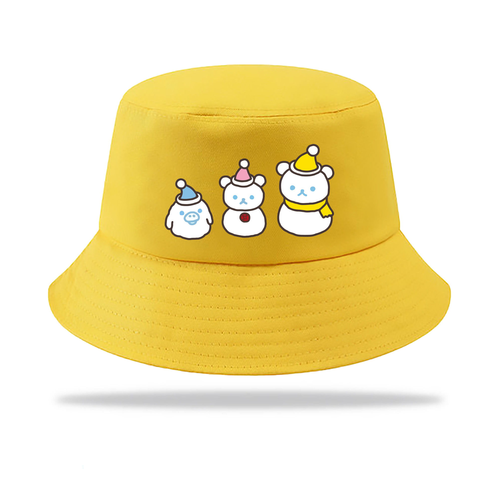 （画像用） リラックマ リラックマ キイロイトリ Rilakkuma Korilakkuma Kiiroitori アウトドア日除けバケットハット