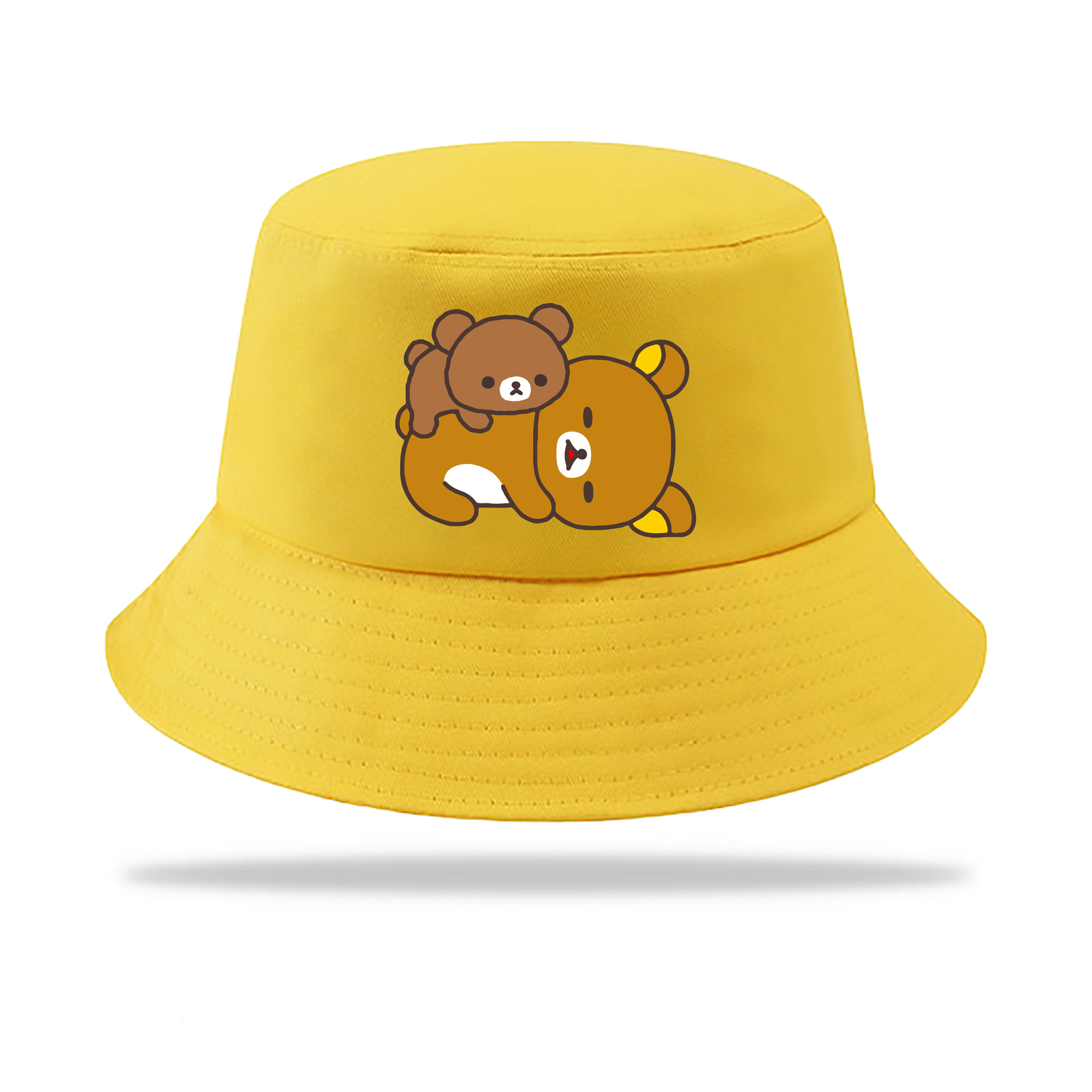 （画像用） リラックマ リラックマ キイロイトリ Rilakkuma Korilakkuma Kiiroitori アウトドア日除けバケットハット