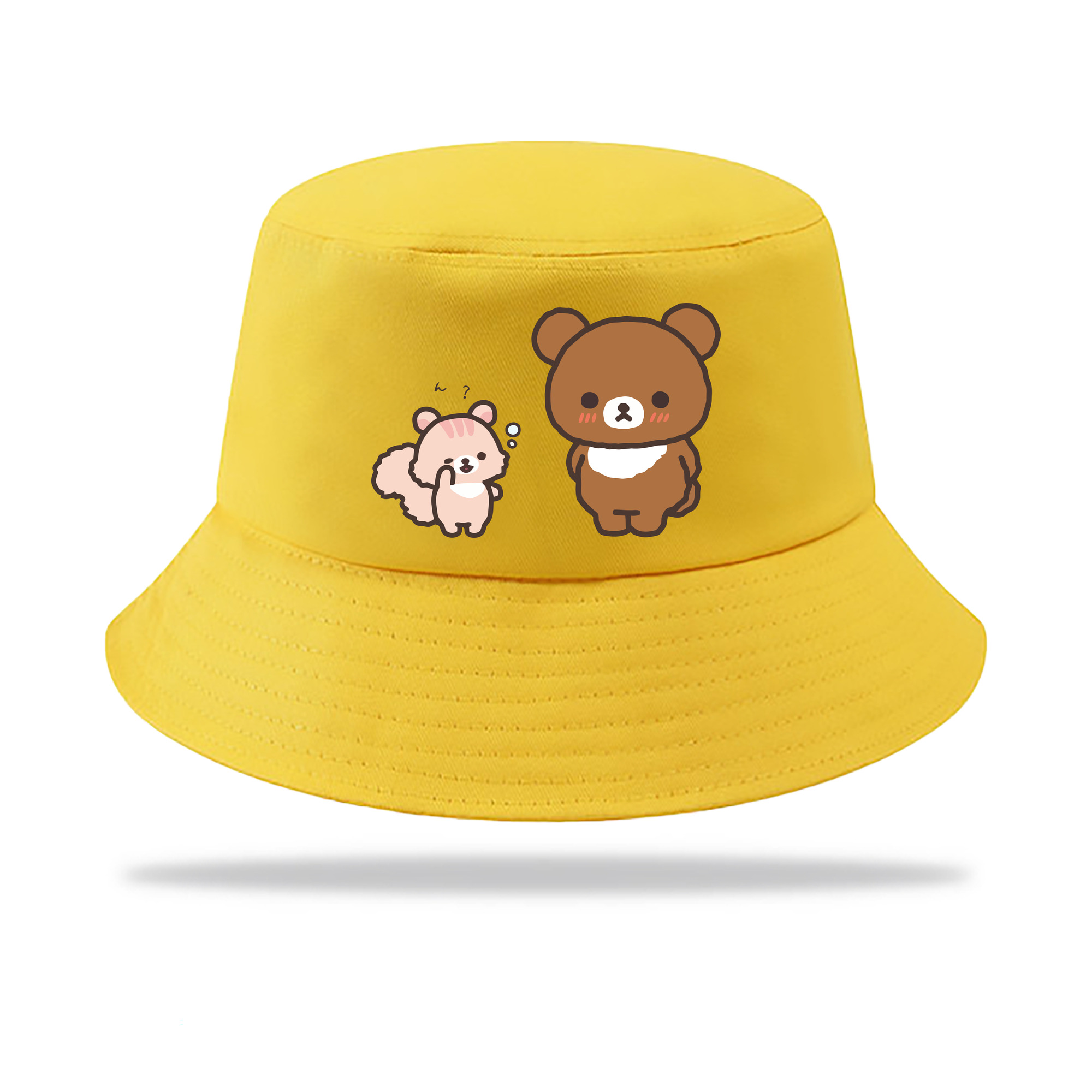 （画像用） リラックマ リラックマ キイロイトリ Rilakkuma Korilakkuma Kiiroitori アウトドア日除けバケットハット