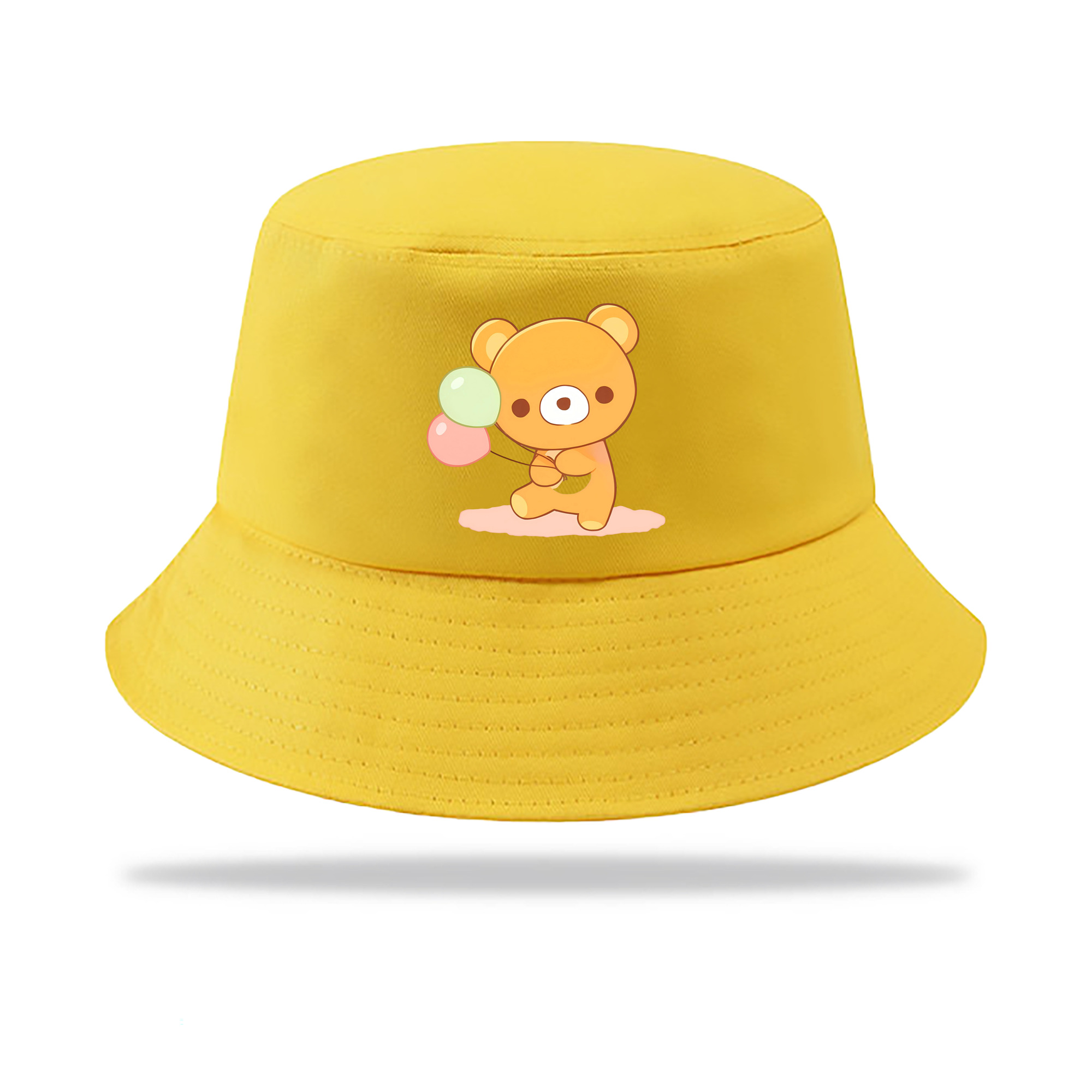 （画像用） リラックマ リラックマ キイロイトリ Rilakkuma Korilakkuma Kiiroitori アウトドア日除けバケットハット