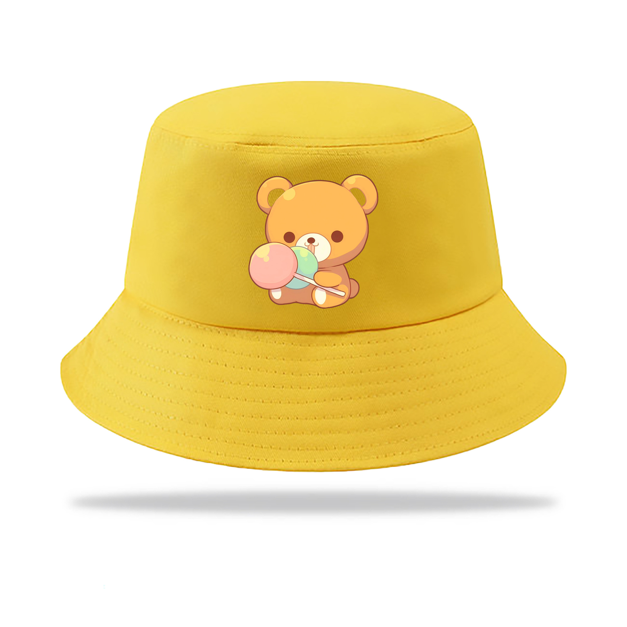 （画像用） リラックマ リラックマ キイロイトリ Rilakkuma Korilakkuma Kiiroitori アウトドア日除けバケットハット