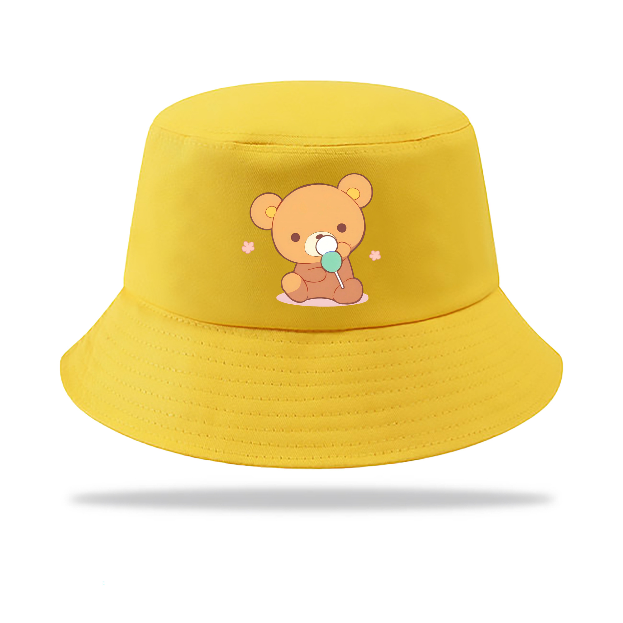 （画像用） リラックマ リラックマ キイロイトリ Rilakkuma Korilakkuma Kiiroitori アウトドア日除けバケットハット