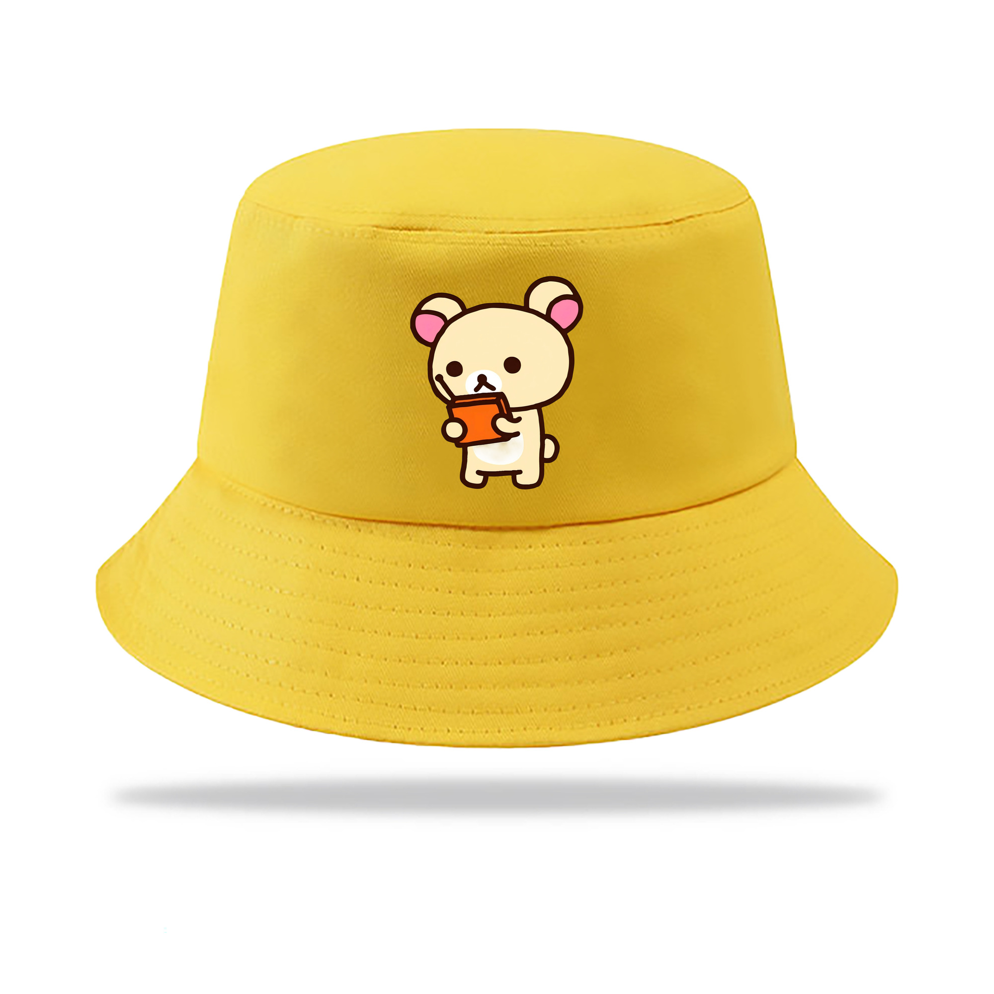 （画像用） リラックマ リラックマ キイロイトリ Rilakkuma Korilakkuma Kiiroitori アウトドア日除けバケットハット