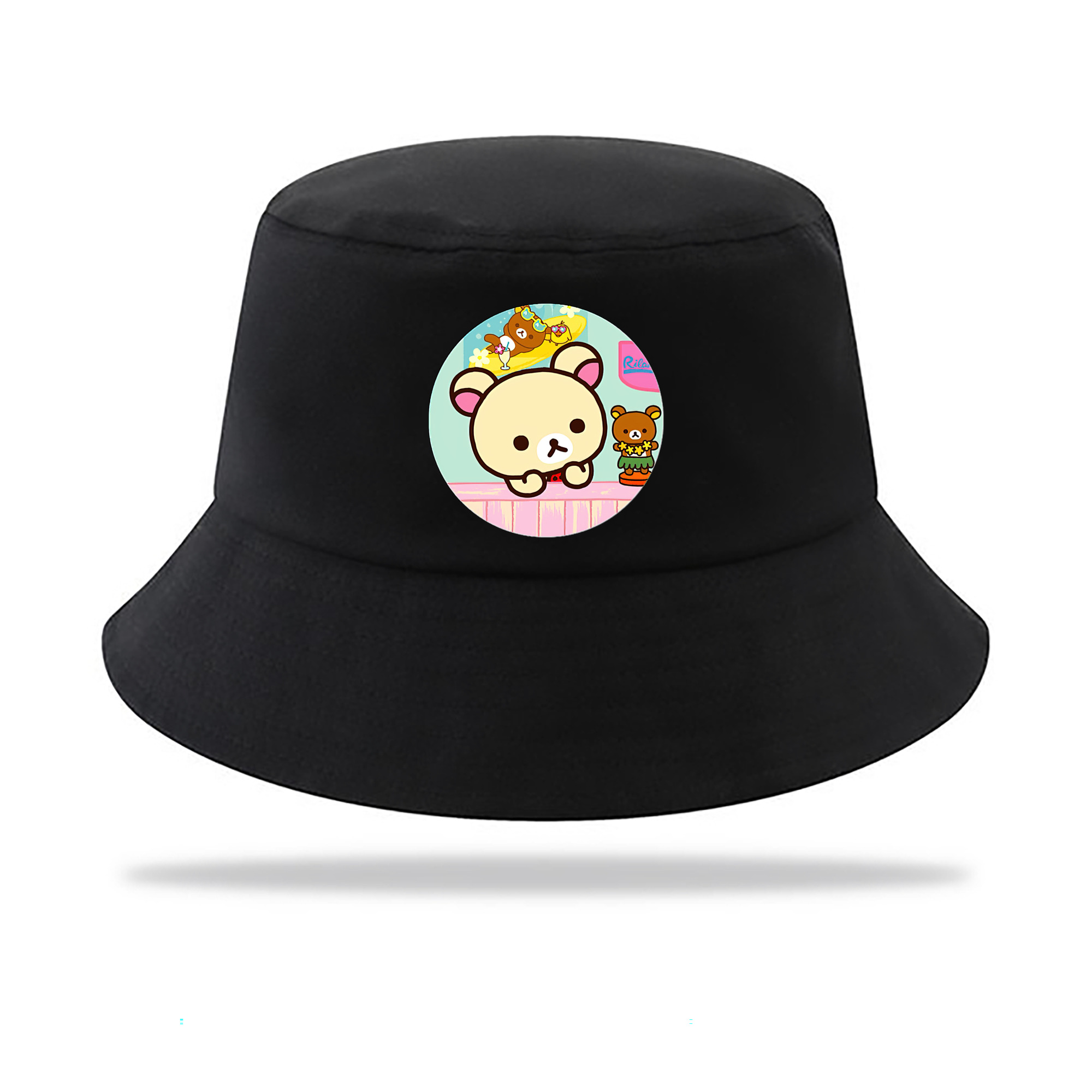 （画像用） リラックマ リラックマ キイロイトリ Rilakkuma Korilakkuma Kiiroitori アウトドア日除けバケットハット