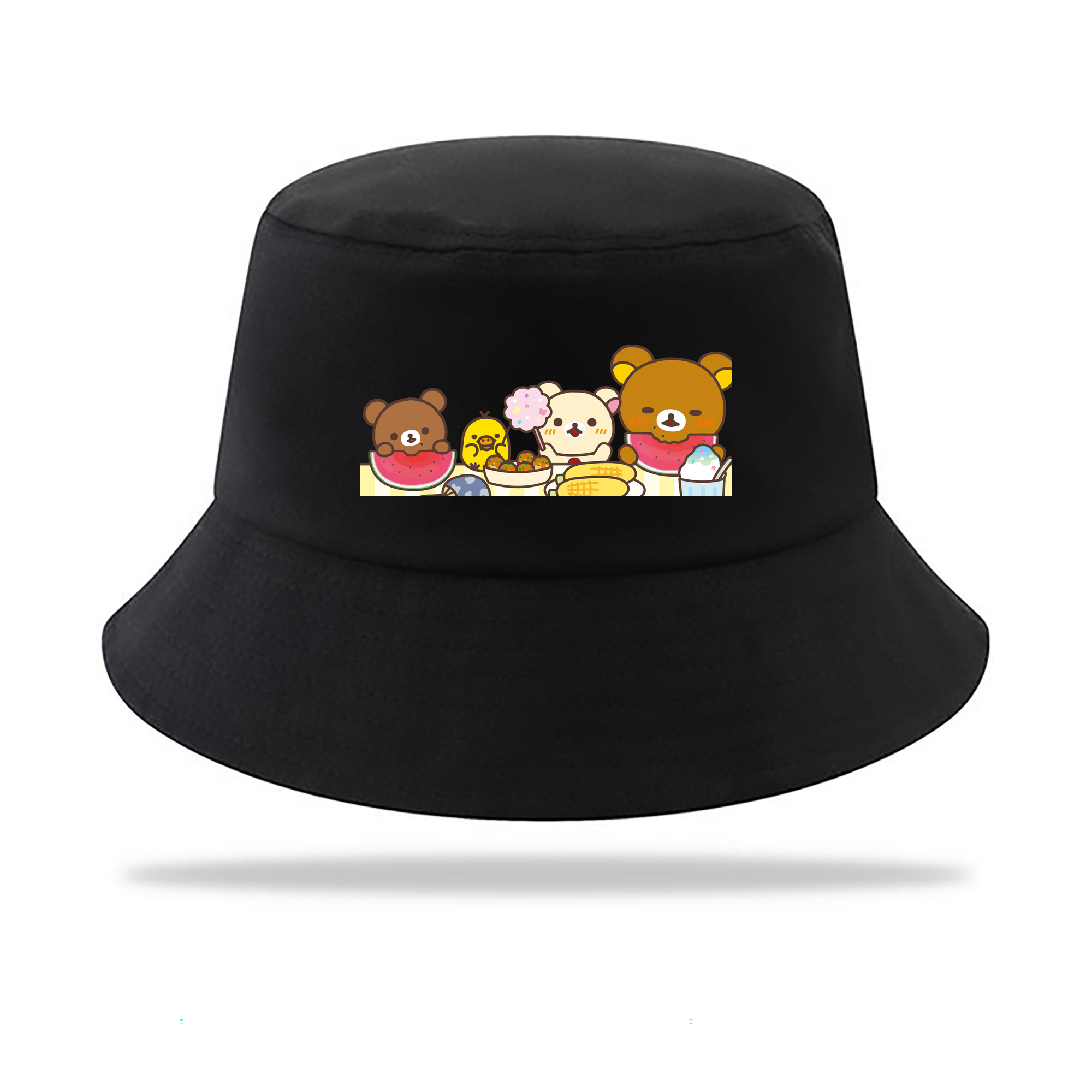 （画像用） リラックマ リラックマ キイロイトリ Rilakkuma Korilakkuma Kiiroitori アウトドア日除けバケットハット