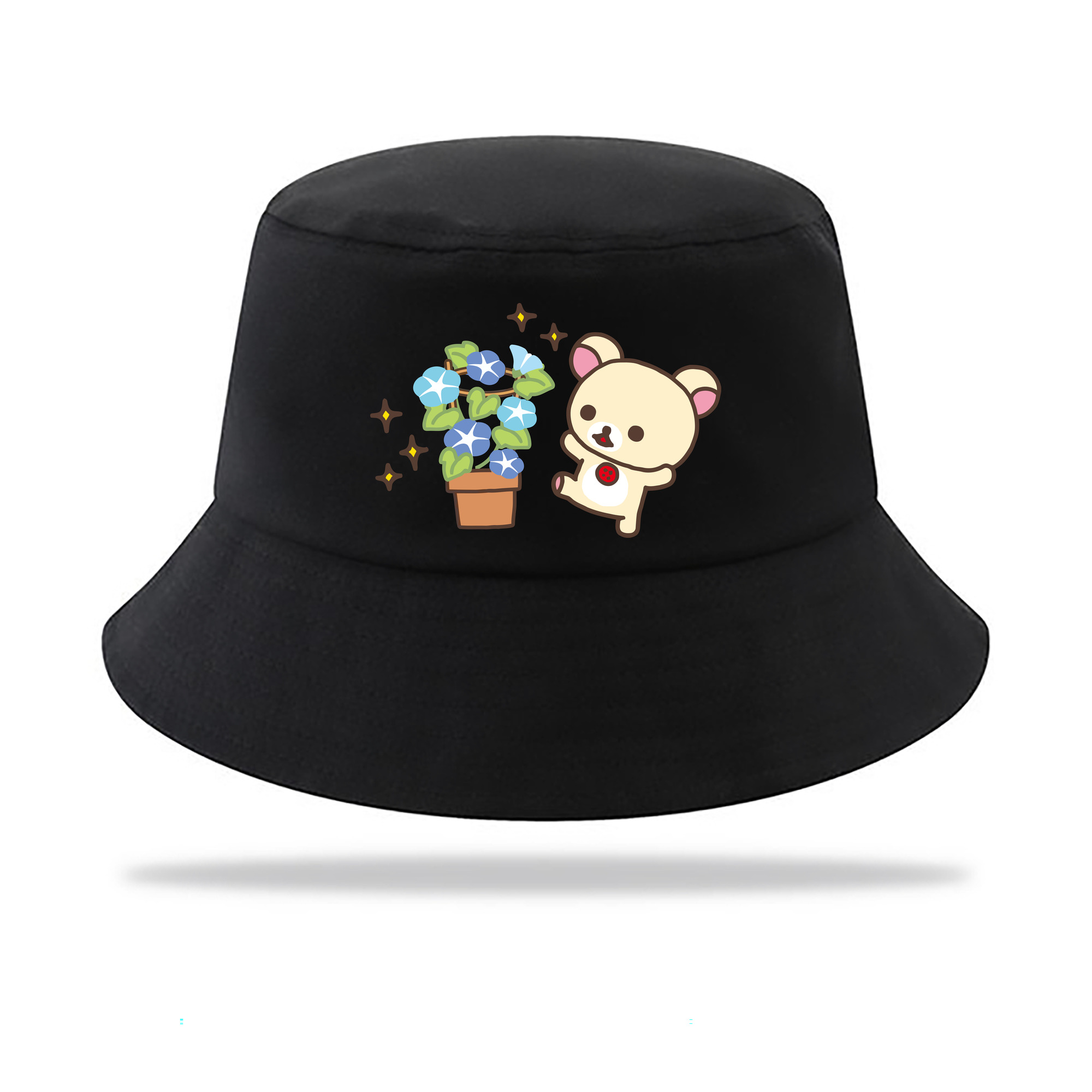 （画像用） リラックマ リラックマ キイロイトリ Rilakkuma Korilakkuma Kiiroitori アウトドア日除けバケットハット
