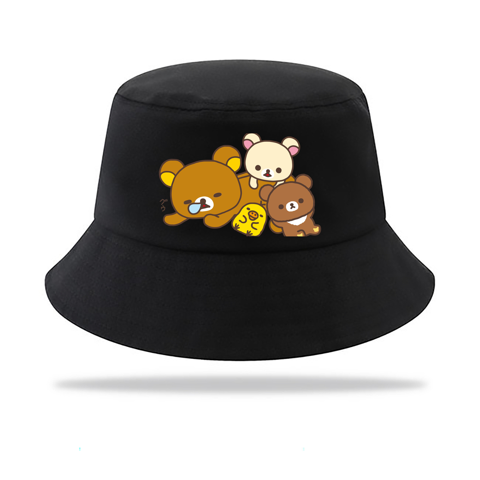 （画像用） リラックマ リラックマ キイロイトリ Rilakkuma Korilakkuma Kiiroitori アウトドア日除けバケットハット
