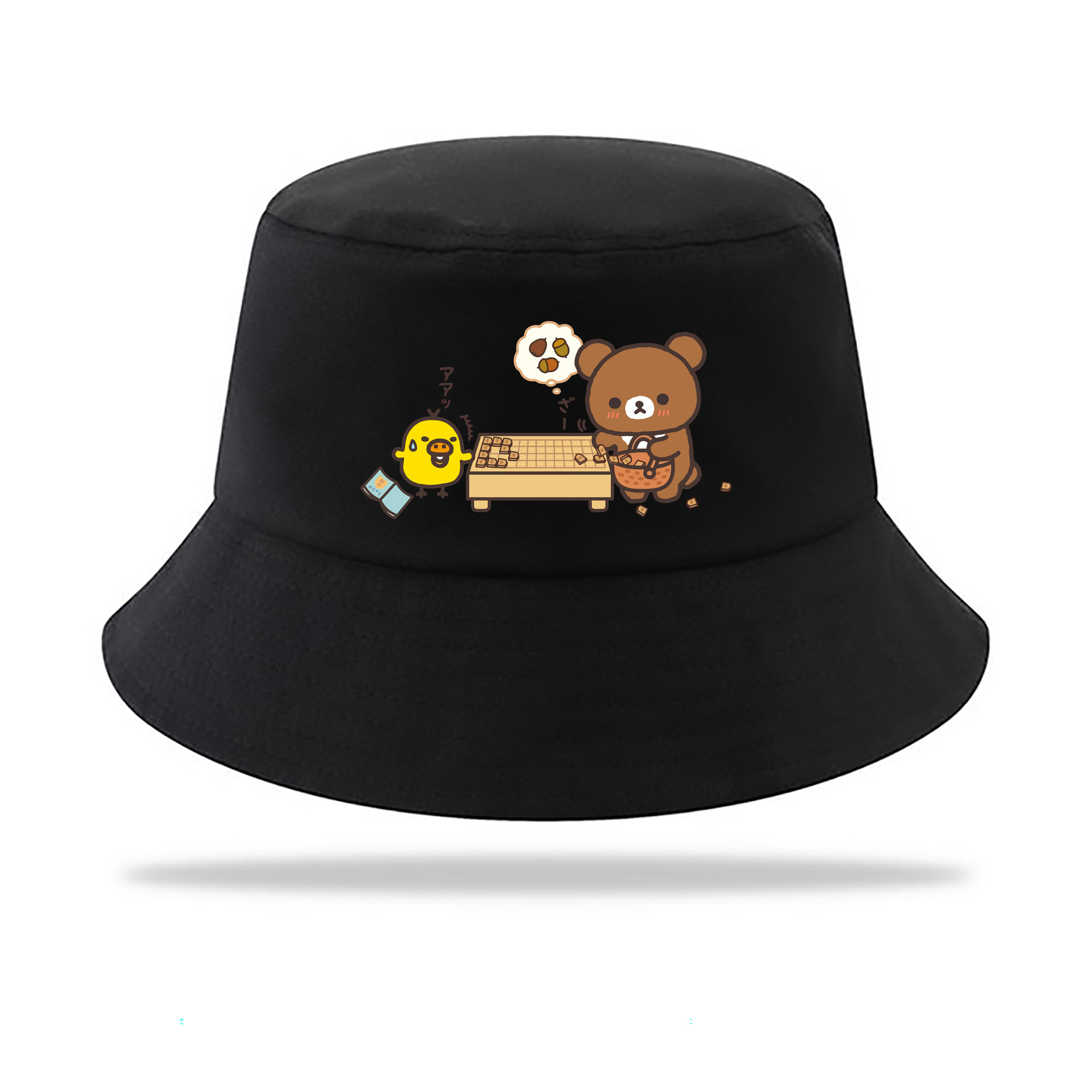（画像用） リラックマ リラックマ キイロイトリ Rilakkuma Korilakkuma Kiiroitori アウトドア日除けバケットハット