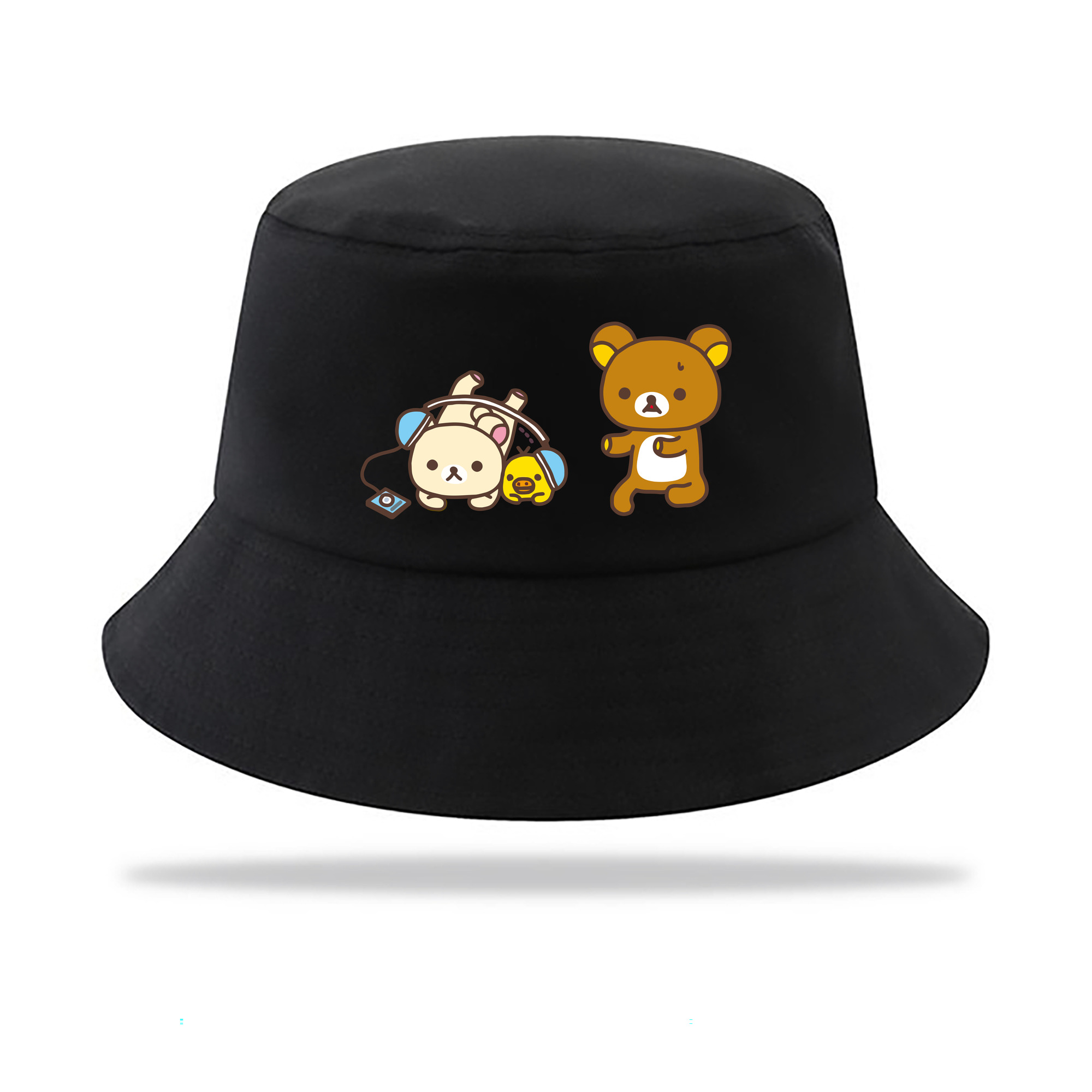（画像用） リラックマ リラックマ キイロイトリ Rilakkuma Korilakkuma Kiiroitori アウトドア日除けバケットハット
