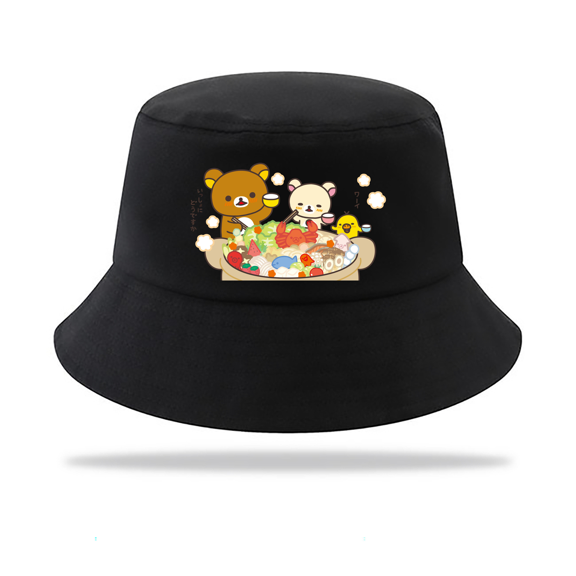 （画像用） リラックマ リラックマ キイロイトリ Rilakkuma Korilakkuma Kiiroitori アウトドア日除けバケットハット