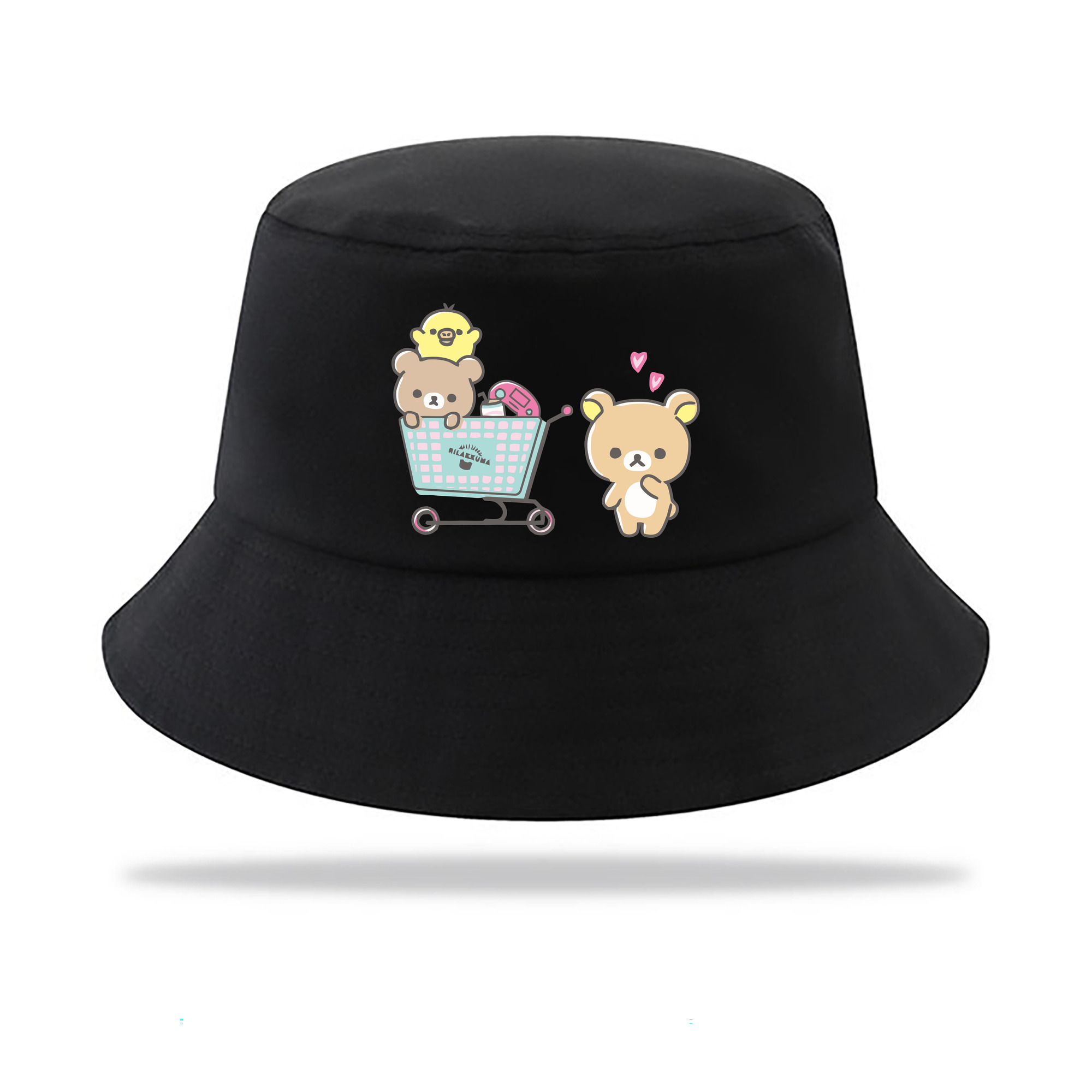 （画像用） リラックマ リラックマ キイロイトリ Rilakkuma Korilakkuma Kiiroitori アウトドア日除けバケットハット