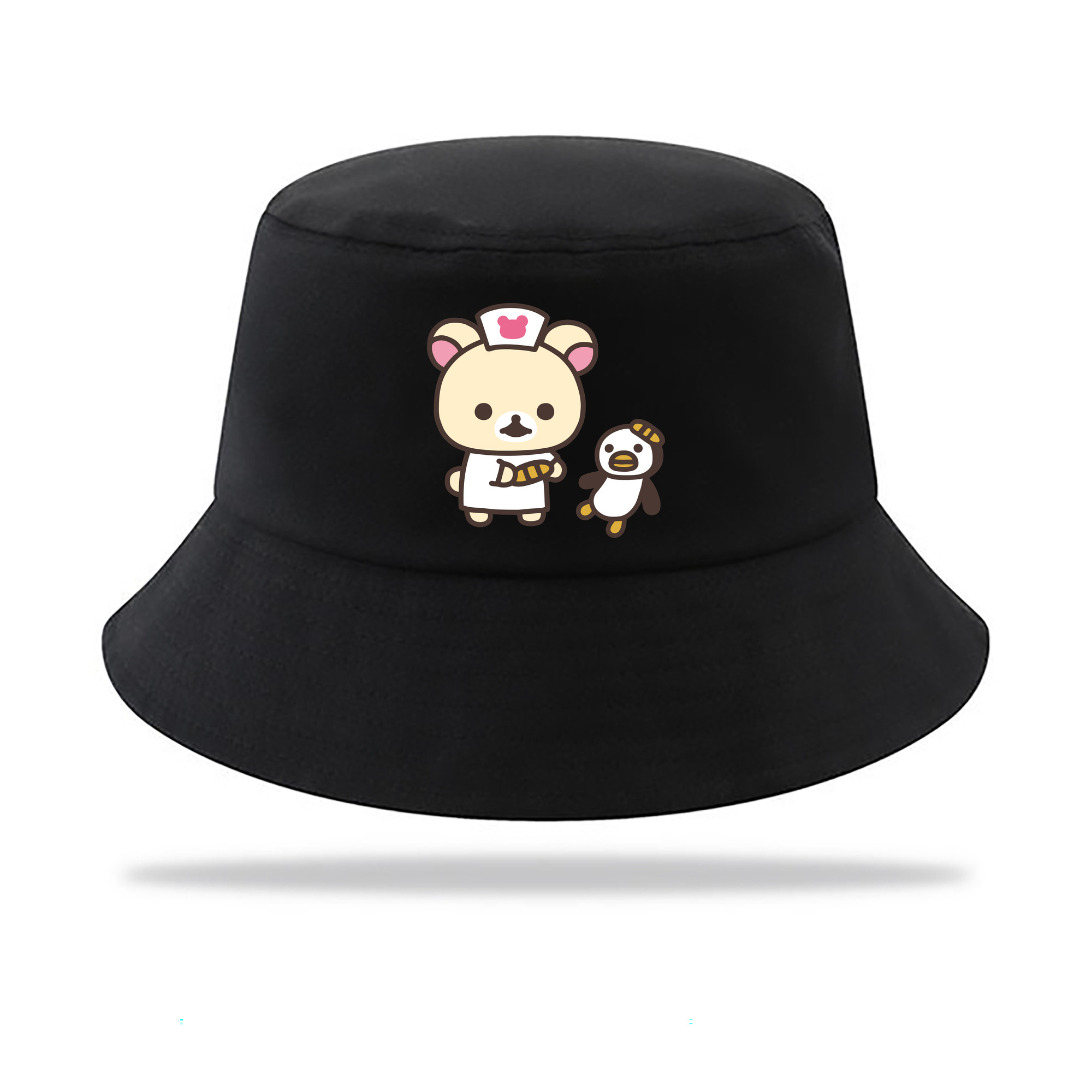 （画像用） リラックマ リラックマ キイロイトリ Rilakkuma Korilakkuma Kiiroitori アウトドア日除けバケットハット