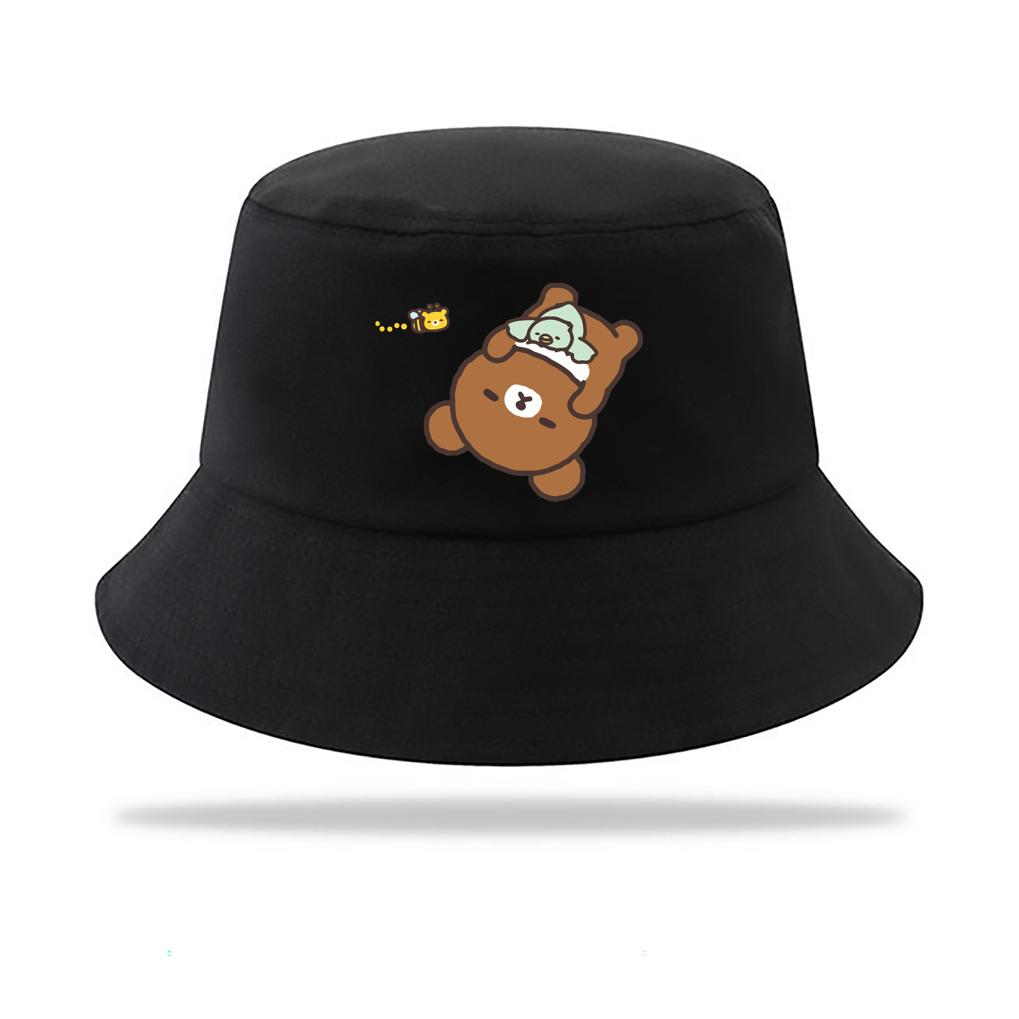 （画像用） リラックマ リラックマ キイロイトリ Rilakkuma Korilakkuma Kiiroitori アウトドア日除けバケットハット