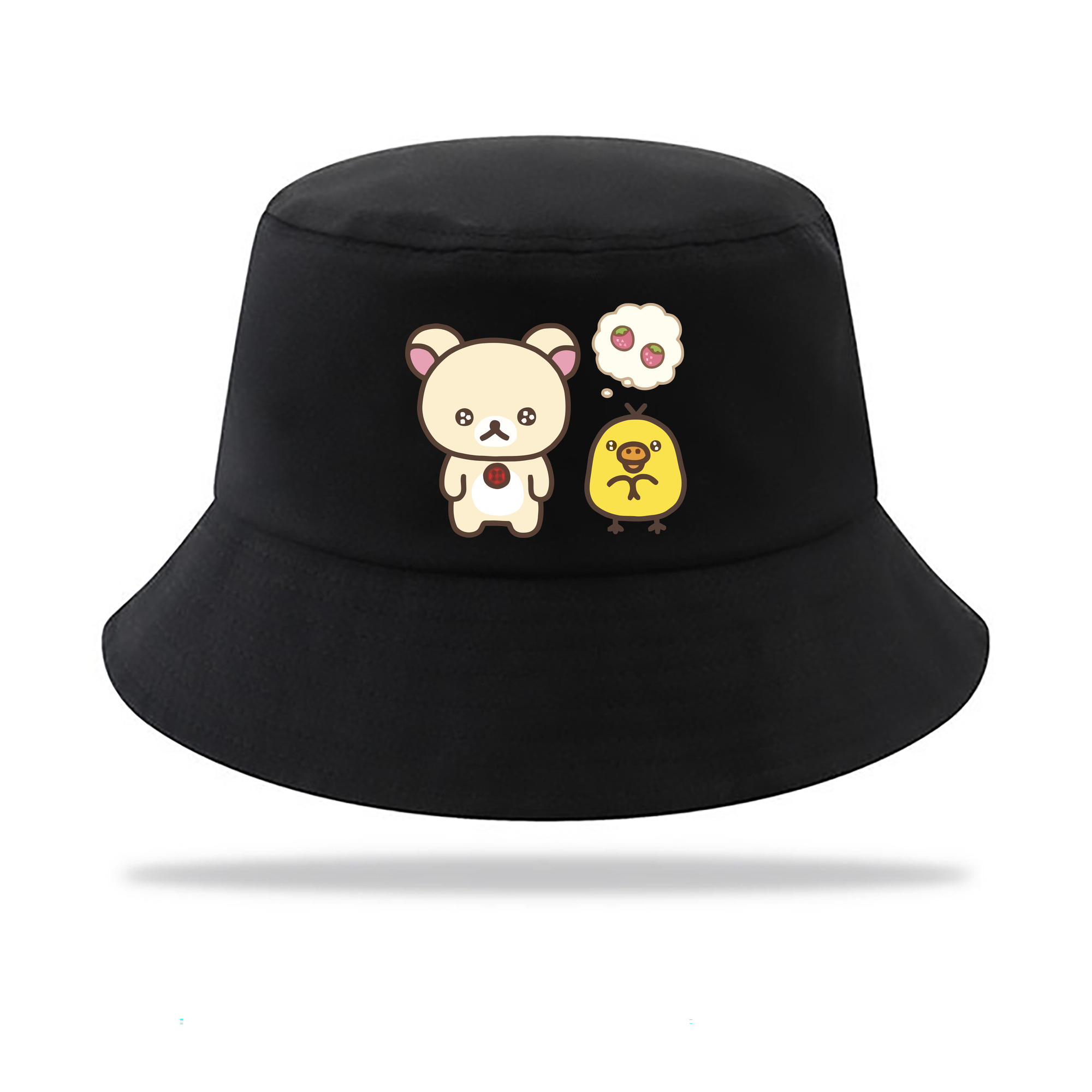 （画像用） リラックマ リラックマ キイロイトリ Rilakkuma Korilakkuma Kiiroitori アウトドア日除けバケットハット