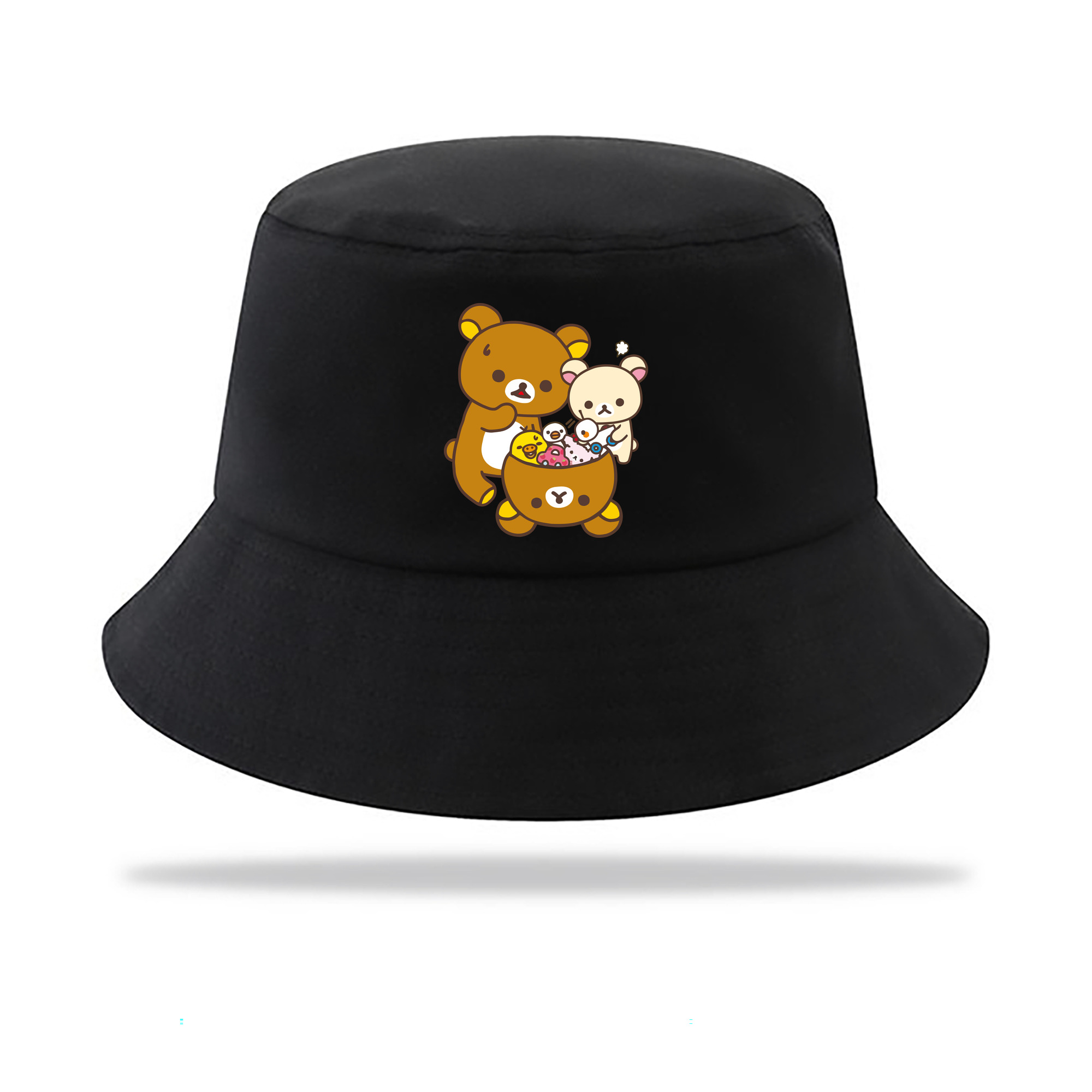 （画像用） リラックマ リラックマ キイロイトリ Rilakkuma Korilakkuma Kiiroitori アウトドア日除けバケットハット