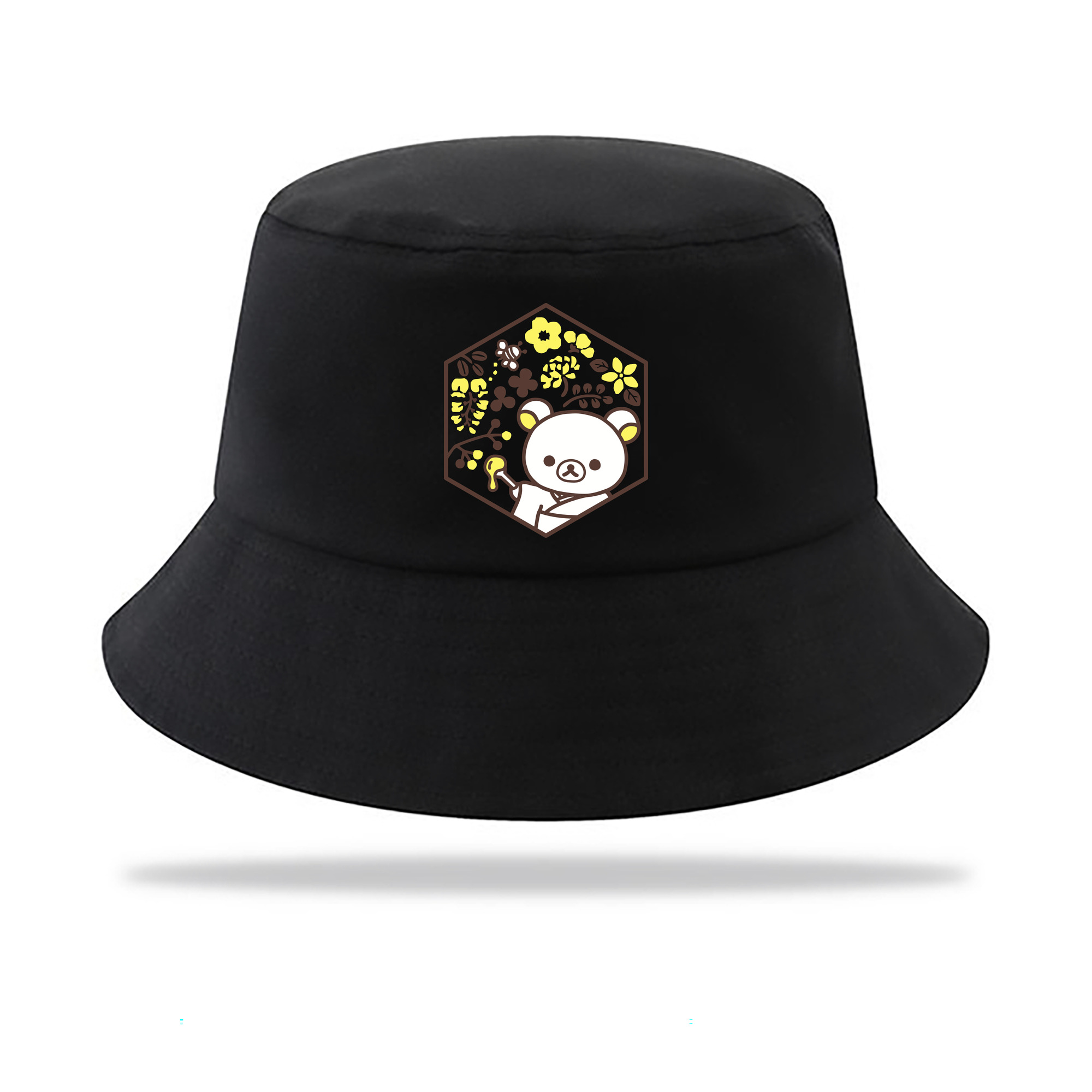 （画像用） リラックマ リラックマ キイロイトリ Rilakkuma Korilakkuma Kiiroitori アウトドア日除けバケットハット