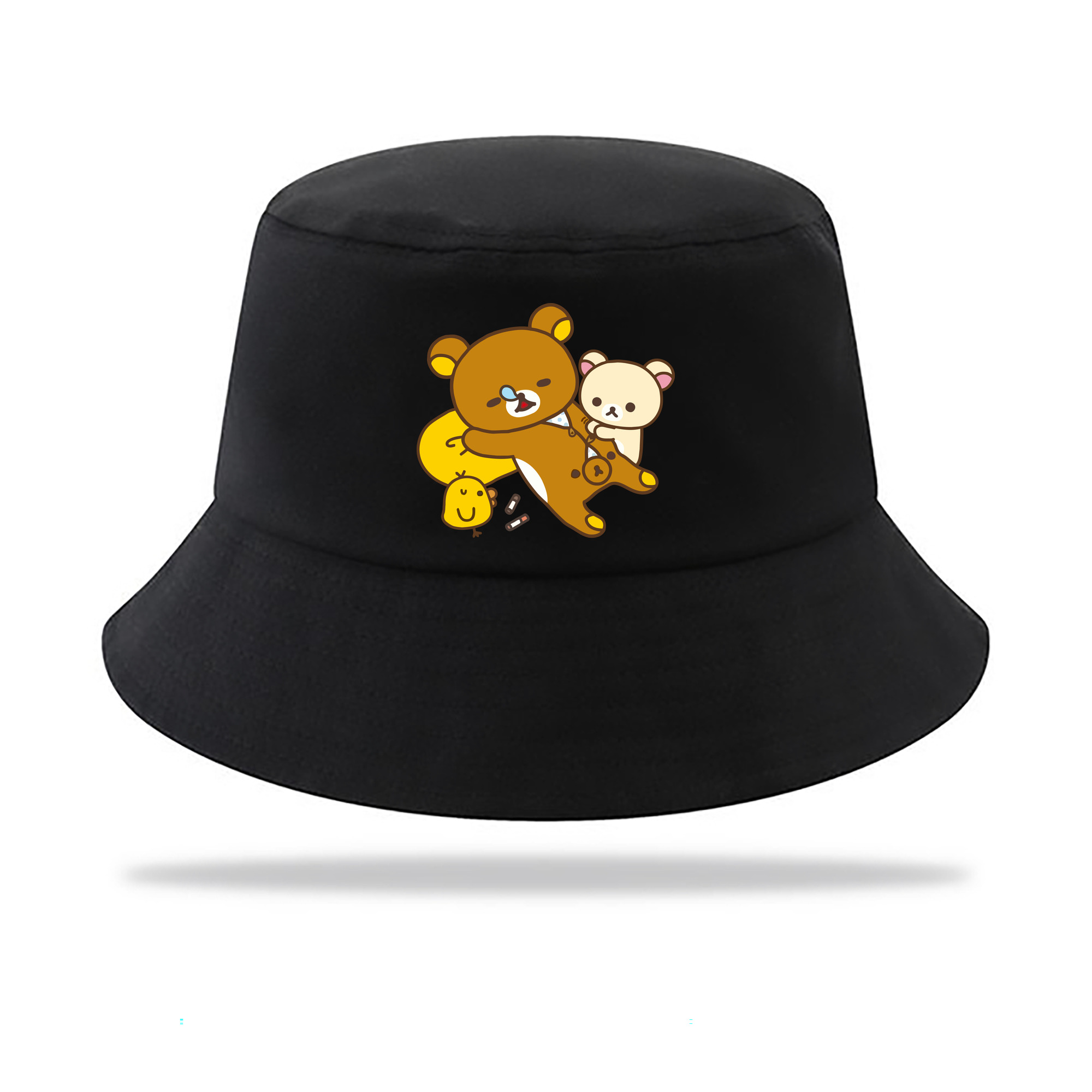 （画像用） リラックマ リラックマ キイロイトリ Rilakkuma Korilakkuma Kiiroitori アウトドア日除けバケットハット