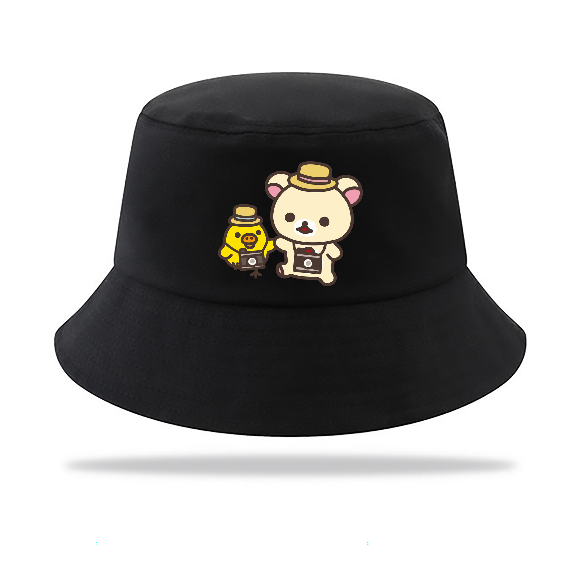 （画像用） リラックマ リラックマ キイロイトリ Rilakkuma Korilakkuma Kiiroitori アウトドア日除けバケットハット