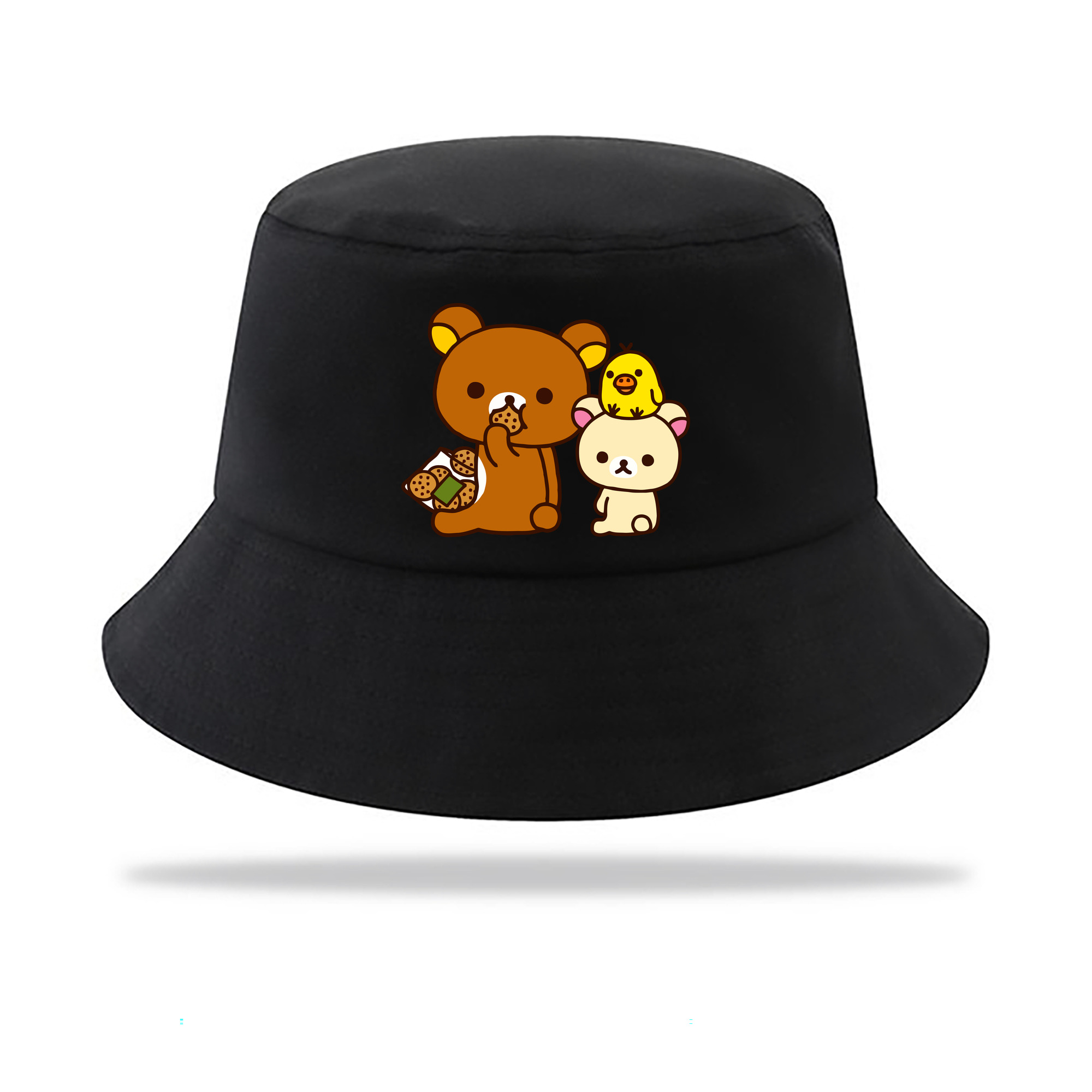 （画像用） リラックマ リラックマ キイロイトリ Rilakkuma Korilakkuma Kiiroitori アウトドア日除けバケットハット