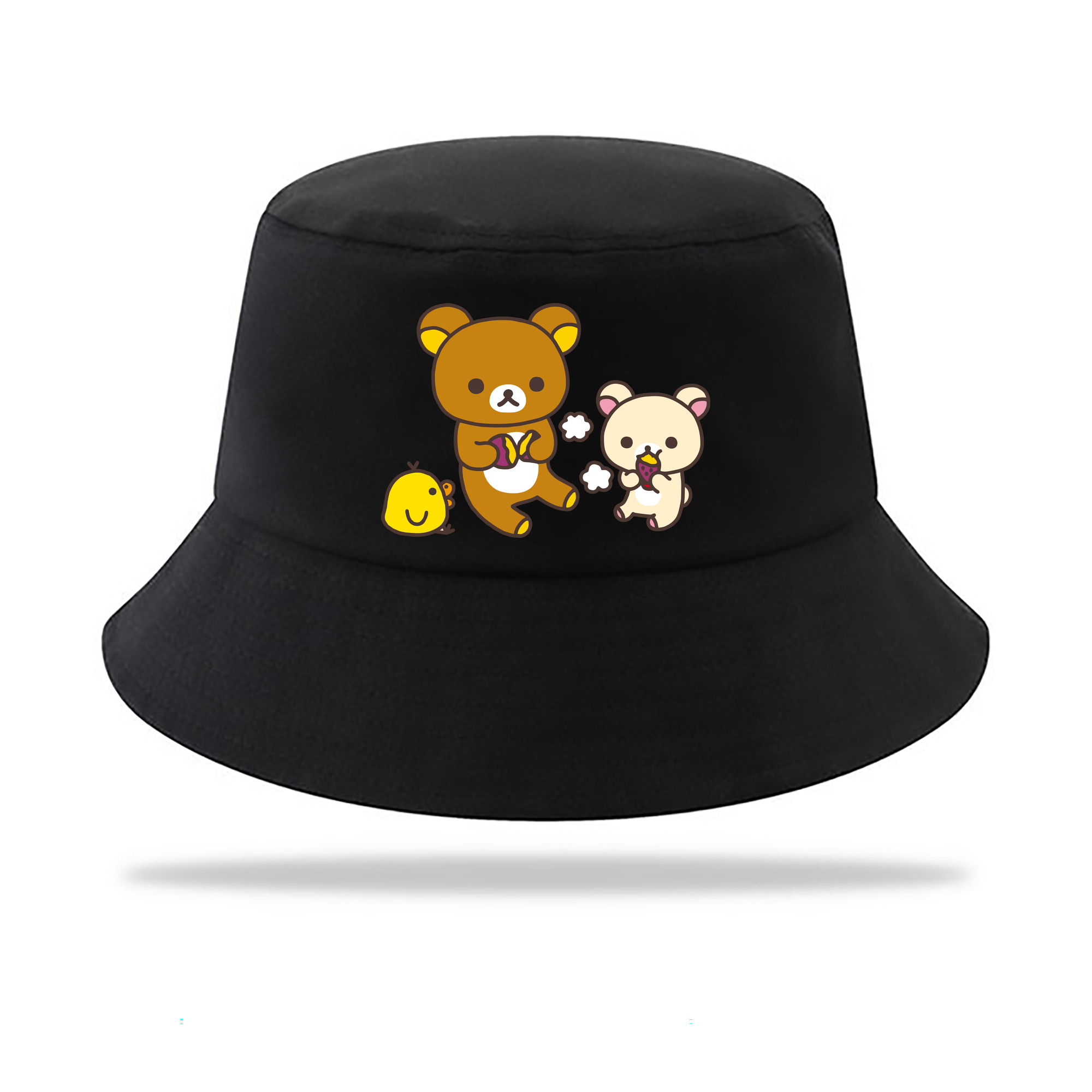 （画像用） リラックマ リラックマ キイロイトリ Rilakkuma Korilakkuma Kiiroitori アウトドア日除けバケットハット