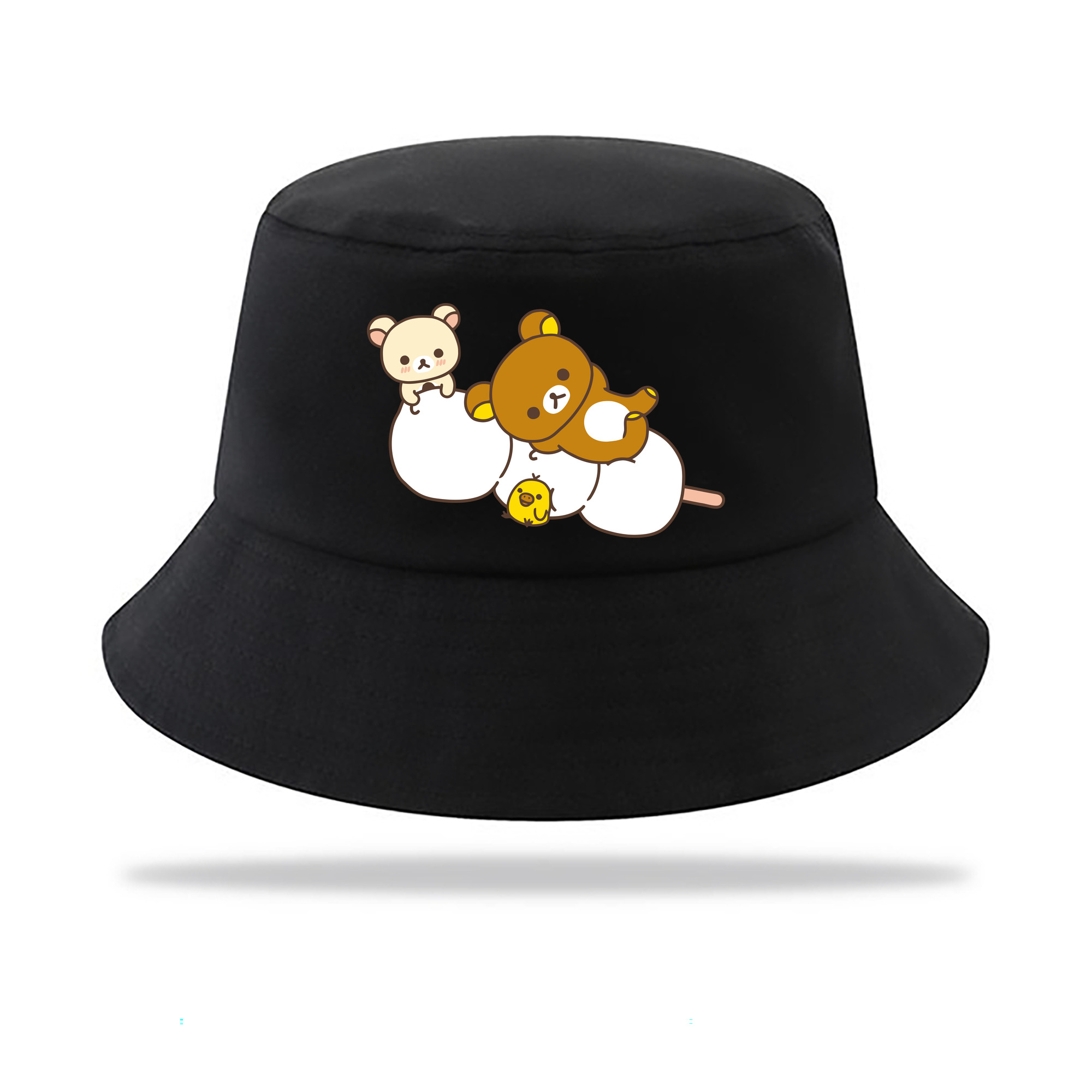 （画像用） リラックマ リラックマ キイロイトリ Rilakkuma Korilakkuma Kiiroitori アウトドア日除けバケットハット