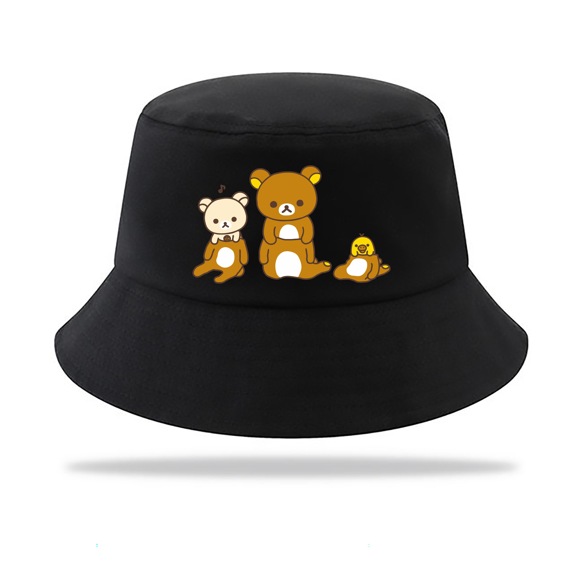 （画像用） リラックマ リラックマ キイロイトリ Rilakkuma Korilakkuma Kiiroitori アウトドア日除けバケットハット
