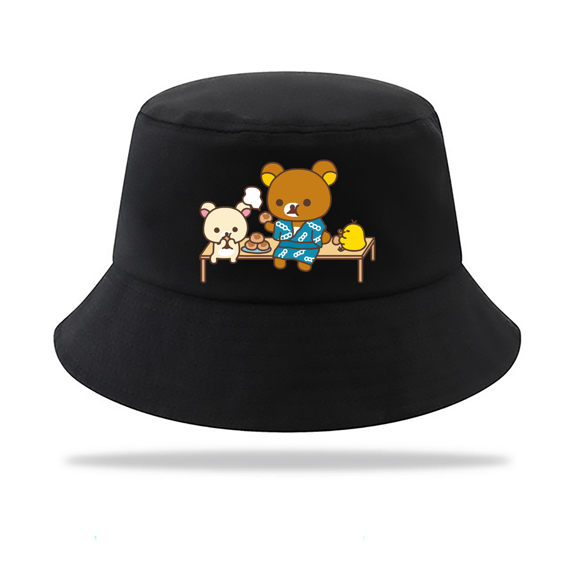 （画像用） リラックマ リラックマ キイロイトリ Rilakkuma Korilakkuma Kiiroitori アウトドア日除けバケットハット