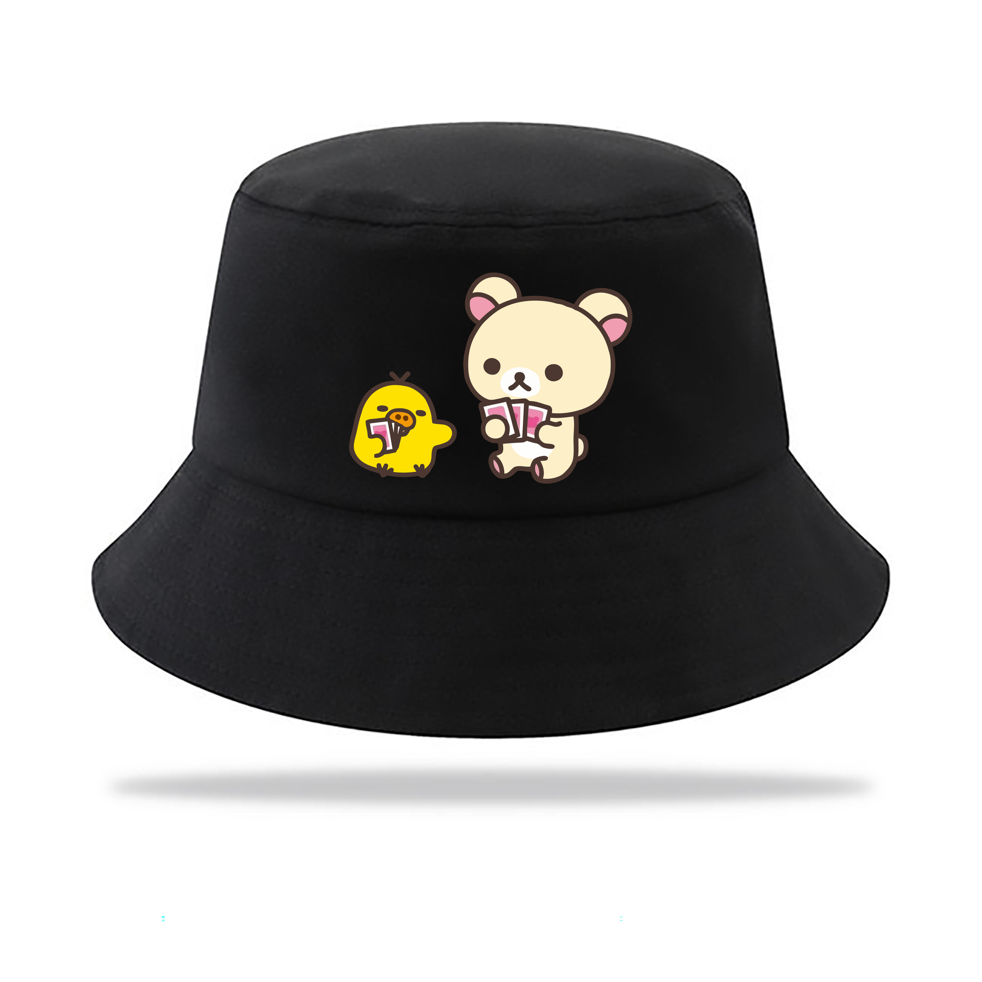 （画像用） リラックマ リラックマ キイロイトリ Rilakkuma Korilakkuma Kiiroitori アウトドア日除けバケットハット