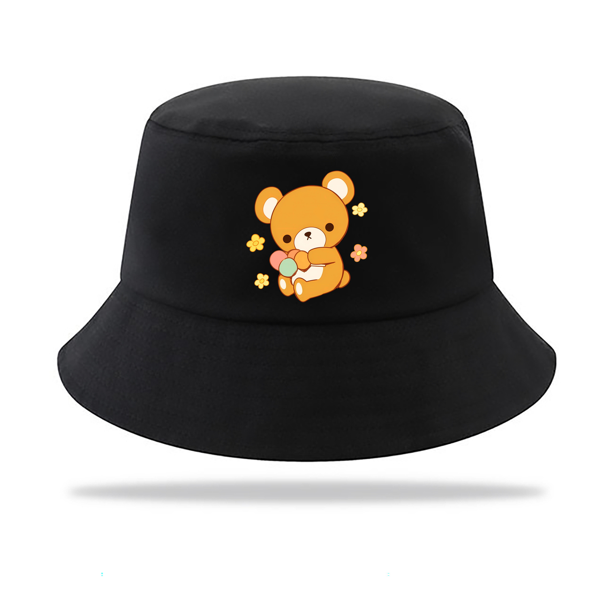 （画像用） リラックマ リラックマ キイロイトリ Rilakkuma Korilakkuma Kiiroitori アウトドア日除けバケットハット