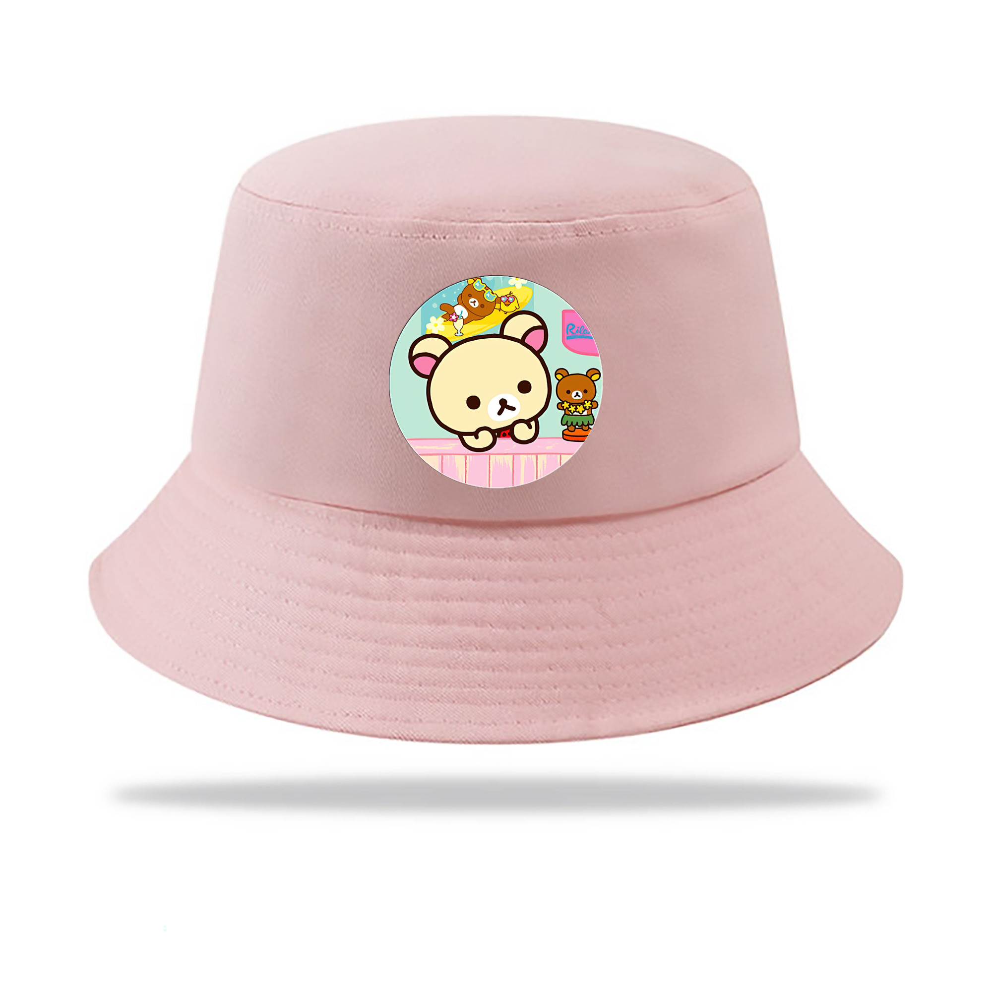 （画像用） リラックマ リラックマ キイロイトリ Rilakkuma Korilakkuma Kiiroitori アウトドア日除けバケットハット