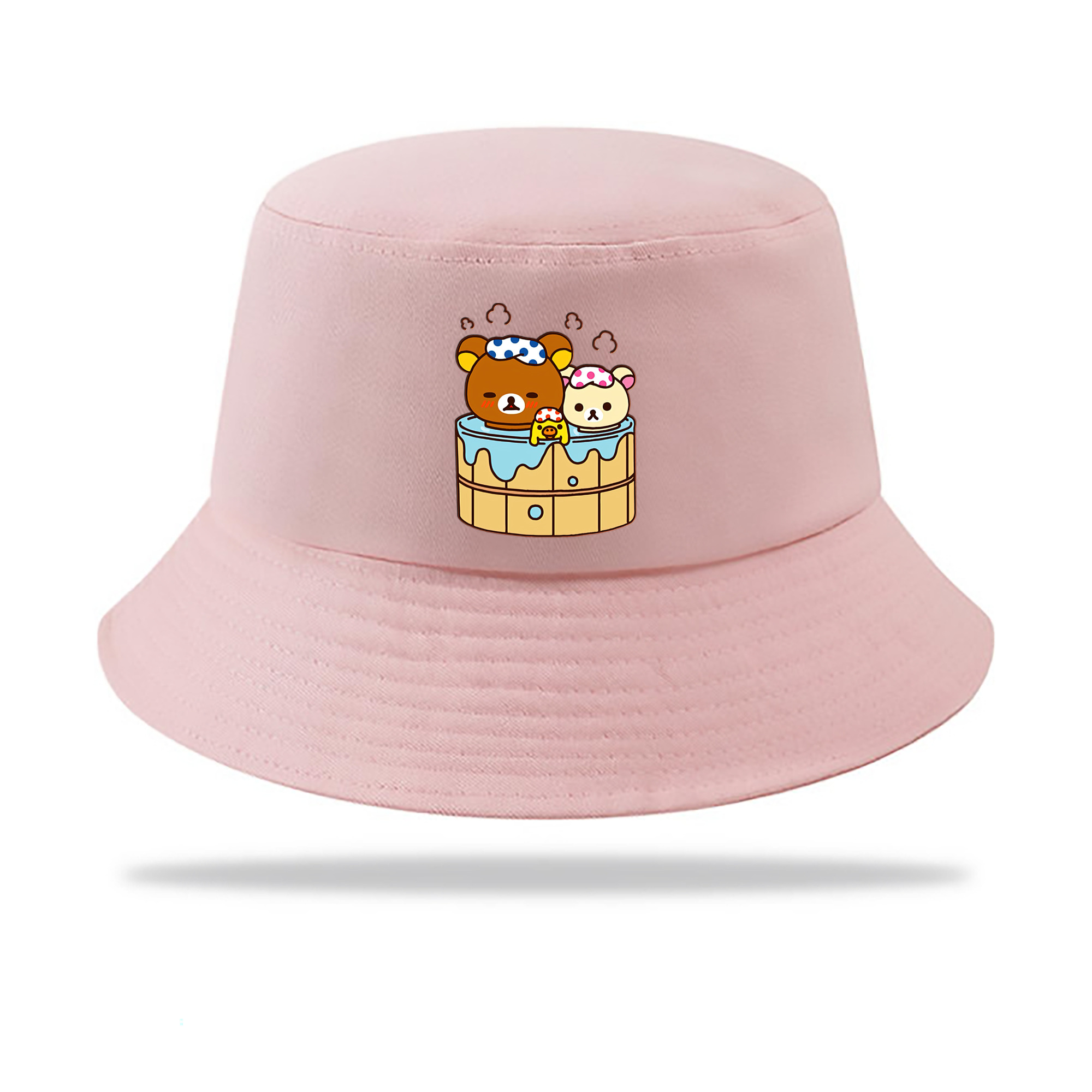 （画像用） リラックマ リラックマ キイロイトリ Rilakkuma Korilakkuma Kiiroitori アウトドア日除けバケットハット