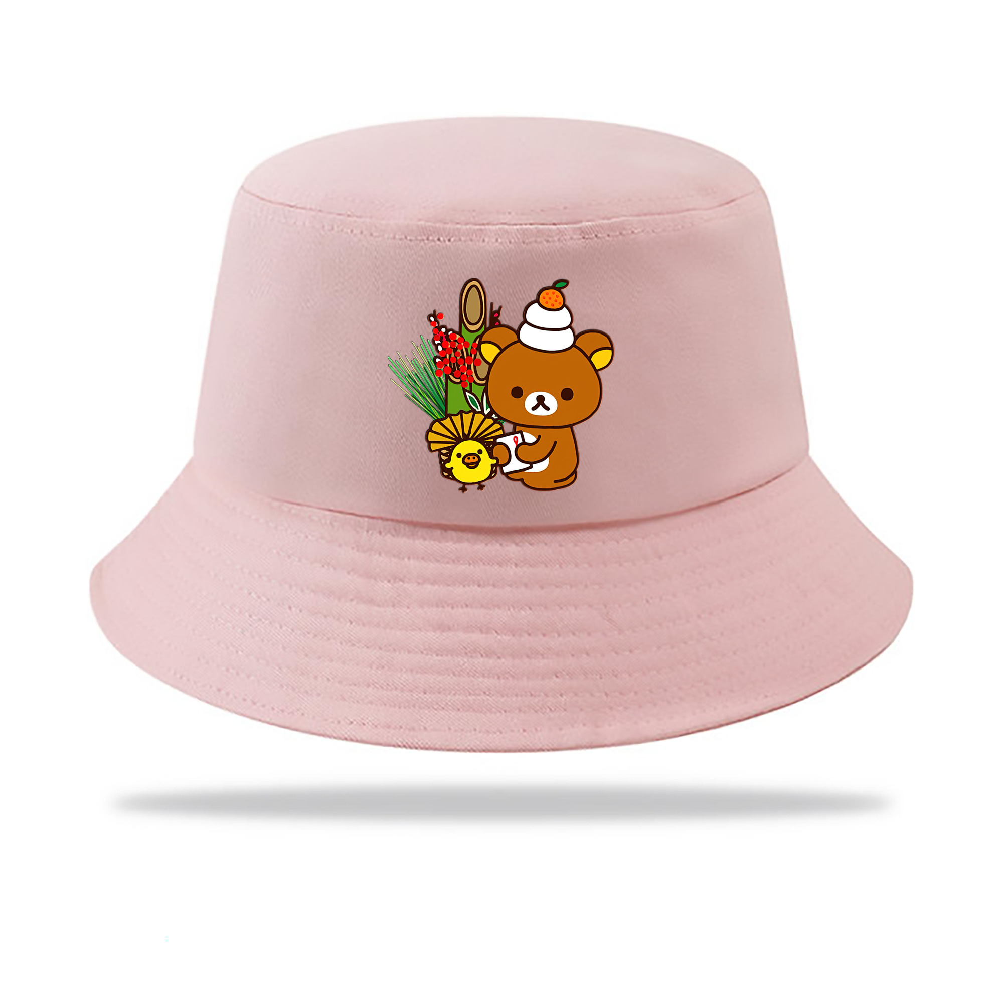 （画像用） リラックマ リラックマ キイロイトリ Rilakkuma Korilakkuma Kiiroitori アウトドア日除けバケットハット