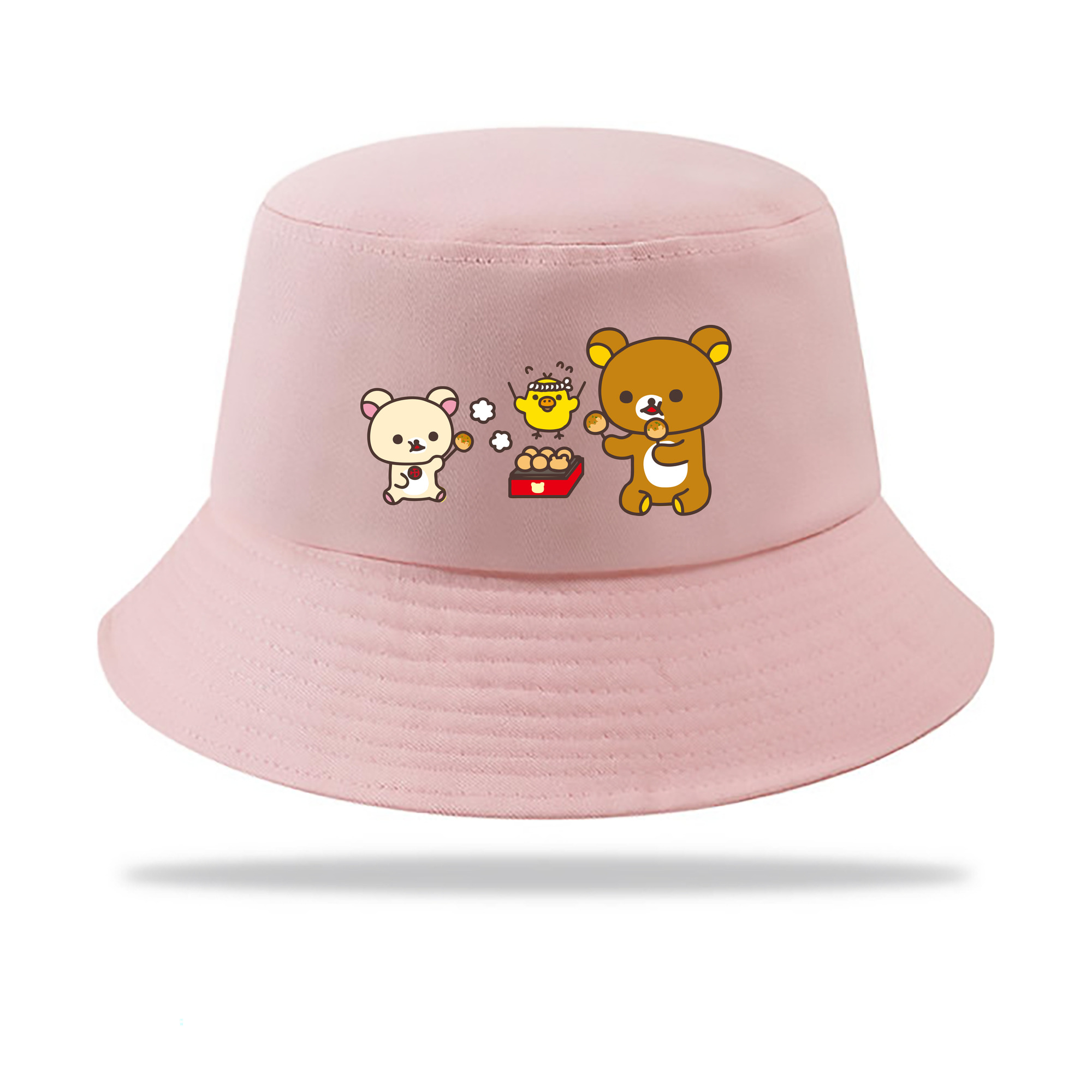 （画像用） リラックマ リラックマ キイロイトリ Rilakkuma Korilakkuma Kiiroitori アウトドア日除けバケットハット