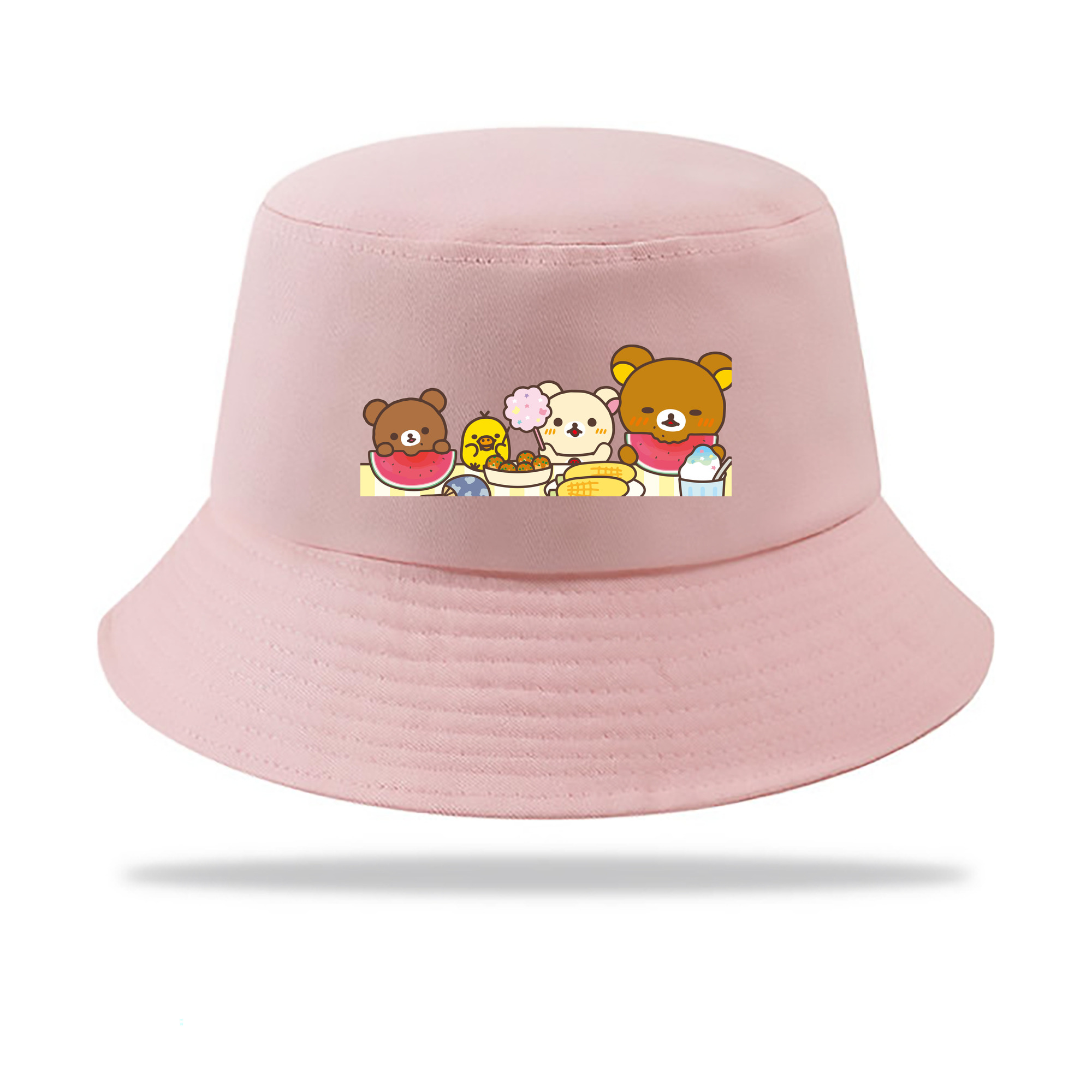（画像用） リラックマ リラックマ キイロイトリ Rilakkuma Korilakkuma Kiiroitori アウトドア日除けバケットハット