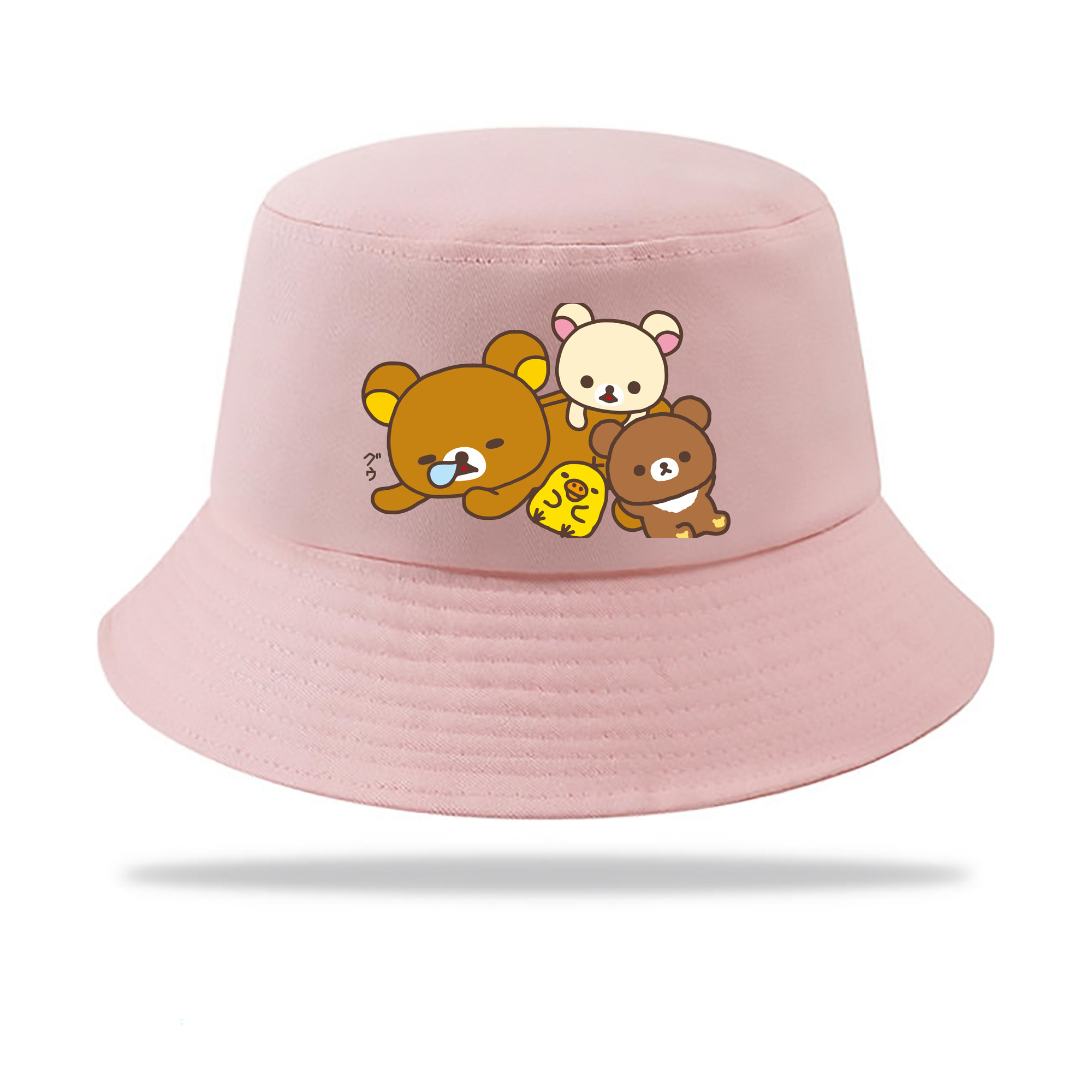 （画像用） リラックマ リラックマ キイロイトリ Rilakkuma Korilakkuma Kiiroitori アウトドア日除けバケットハット