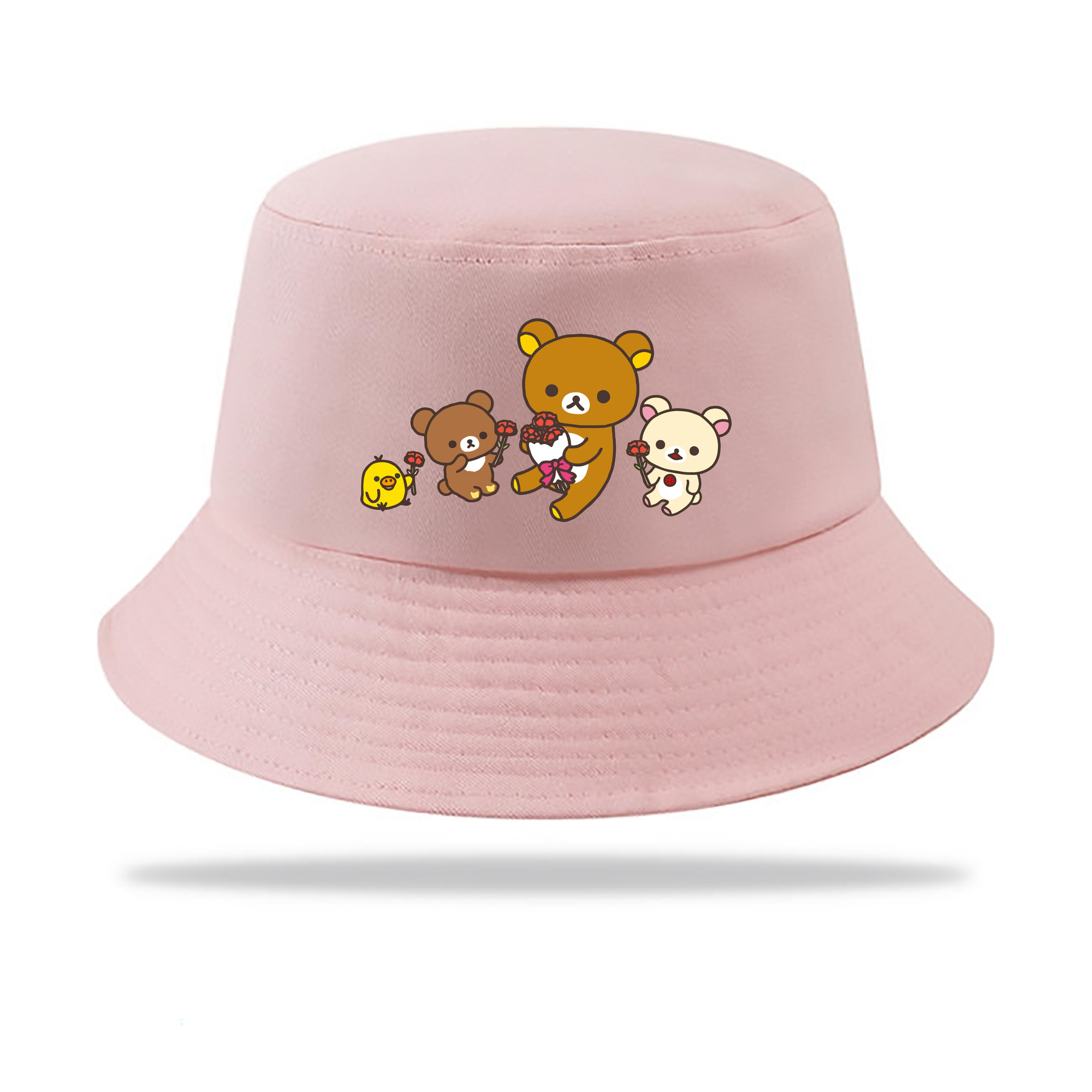 （画像用） リラックマ リラックマ キイロイトリ Rilakkuma Korilakkuma Kiiroitori アウトドア日除けバケットハット