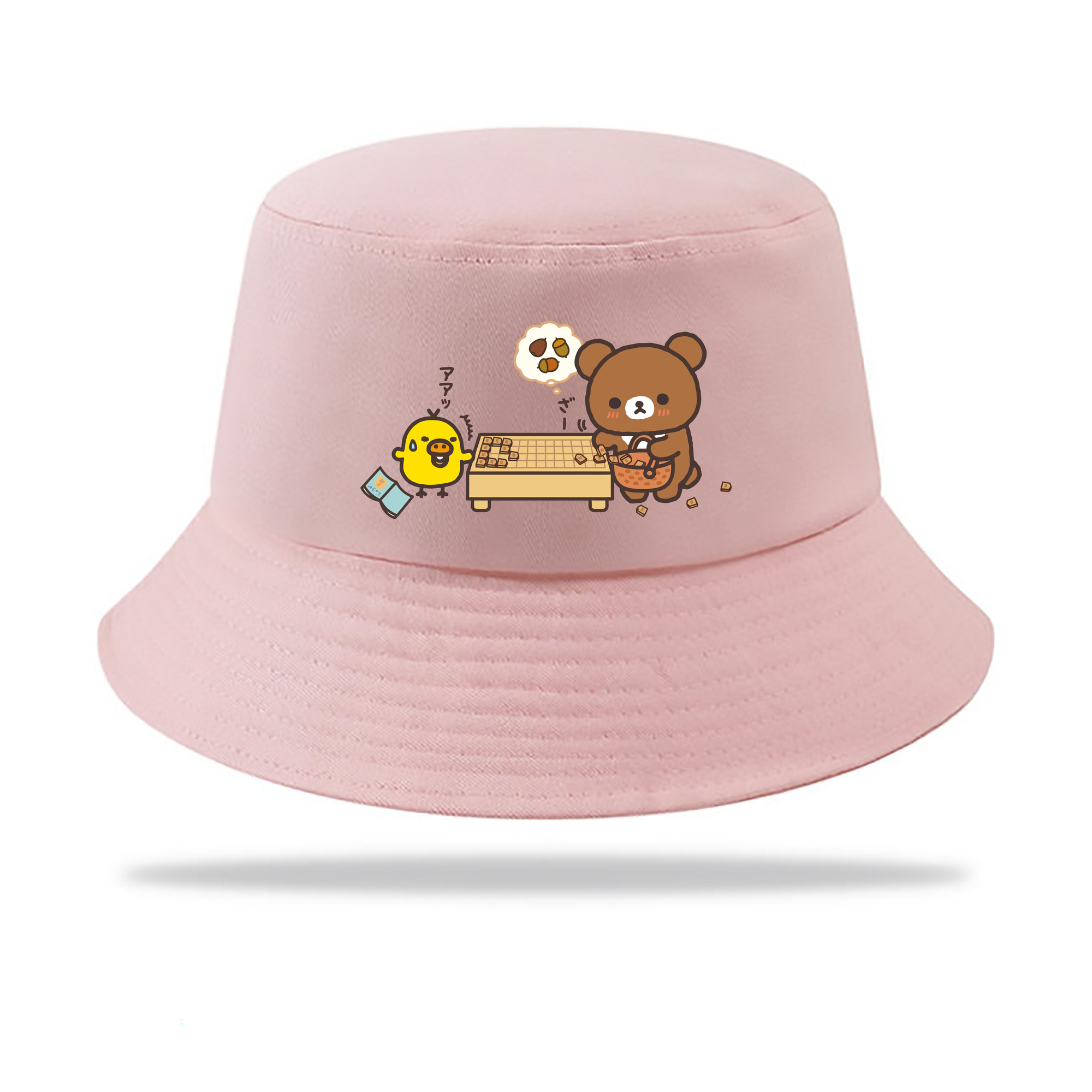 （画像用） リラックマ リラックマ キイロイトリ Rilakkuma Korilakkuma Kiiroitori アウトドア日除けバケットハット