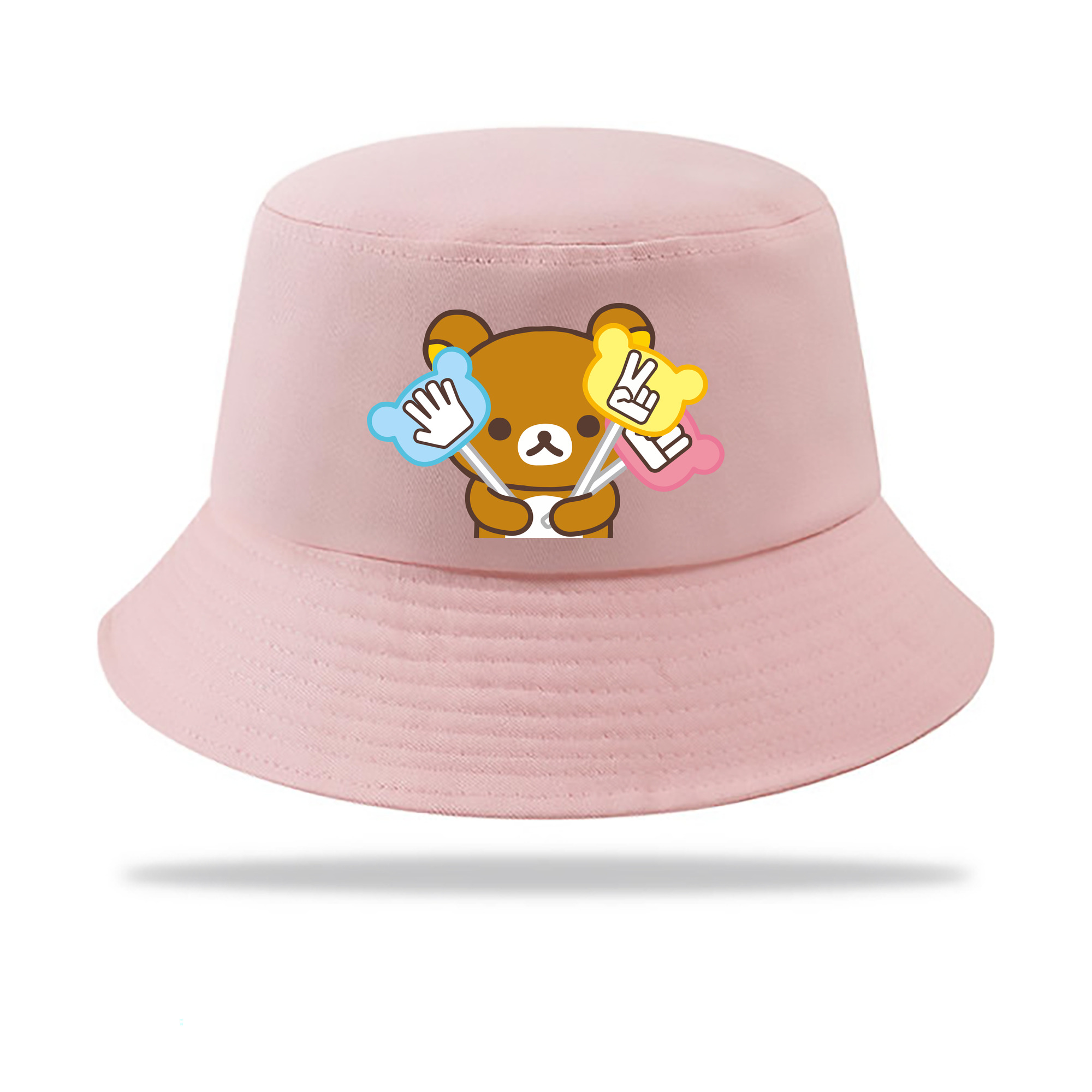 （画像用） リラックマ リラックマ キイロイトリ Rilakkuma Korilakkuma Kiiroitori アウトドア日除けバケットハット