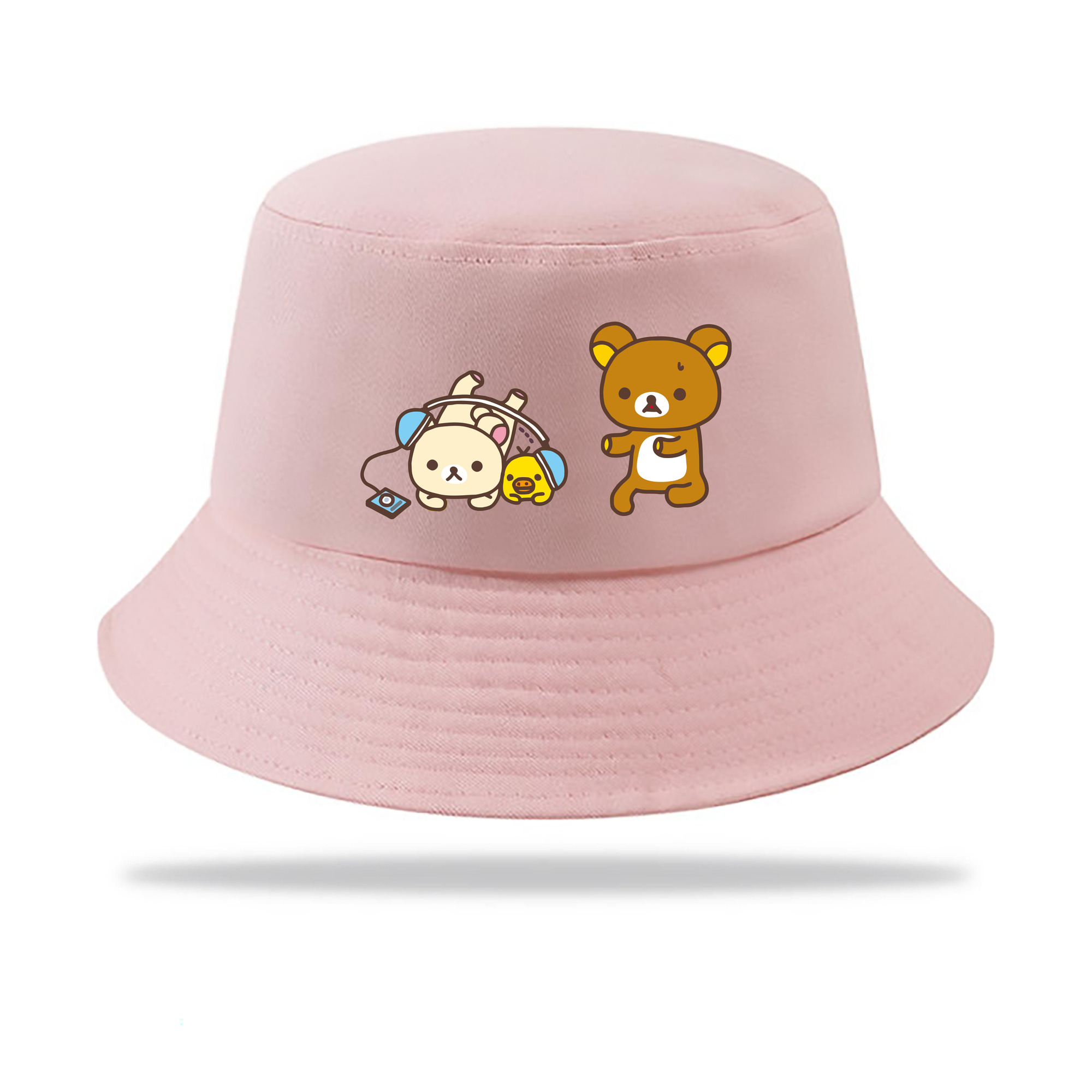 （画像用） リラックマ リラックマ キイロイトリ Rilakkuma Korilakkuma Kiiroitori アウトドア日除けバケットハット