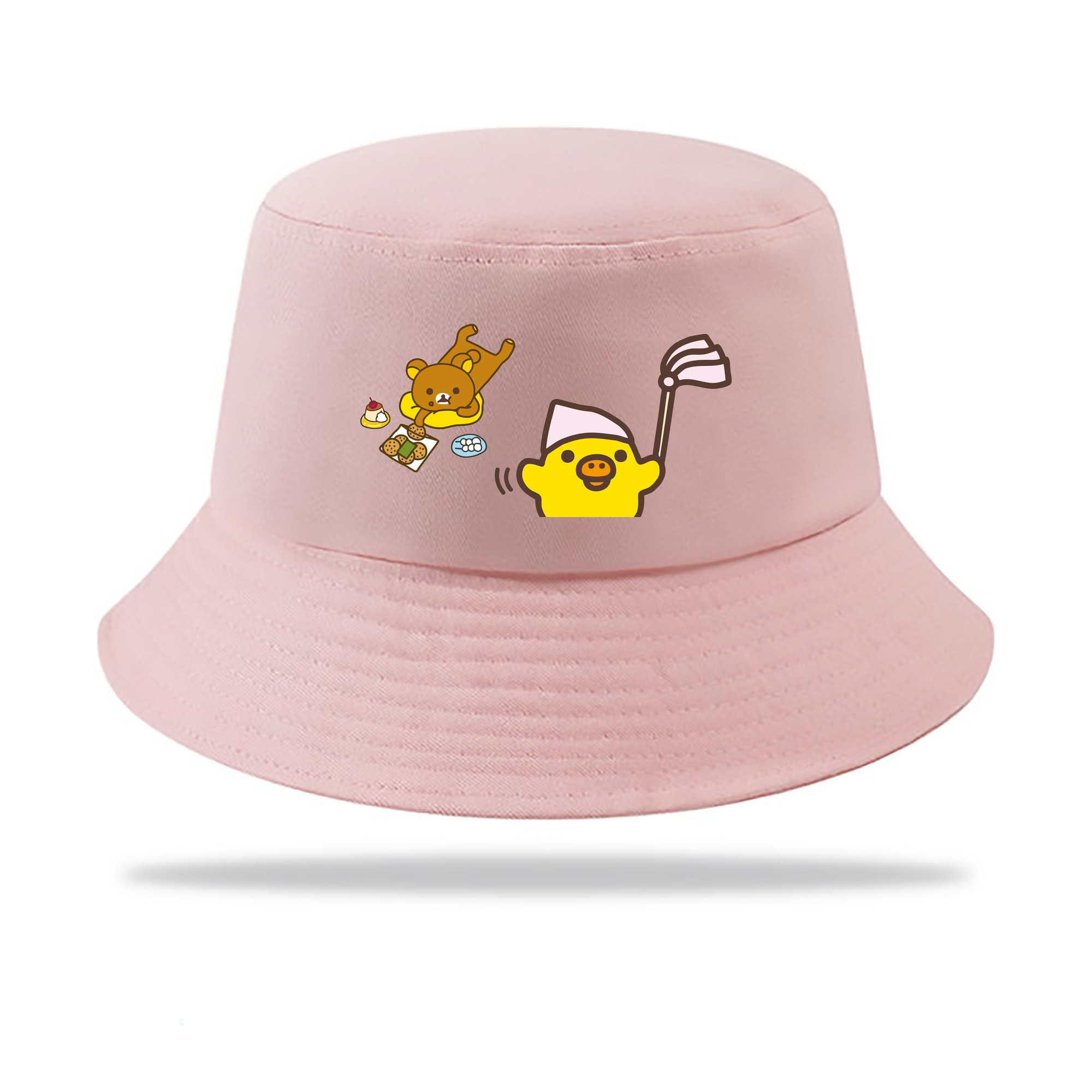 （画像用） リラックマ リラックマ キイロイトリ Rilakkuma Korilakkuma Kiiroitori アウトドア日除けバケットハット