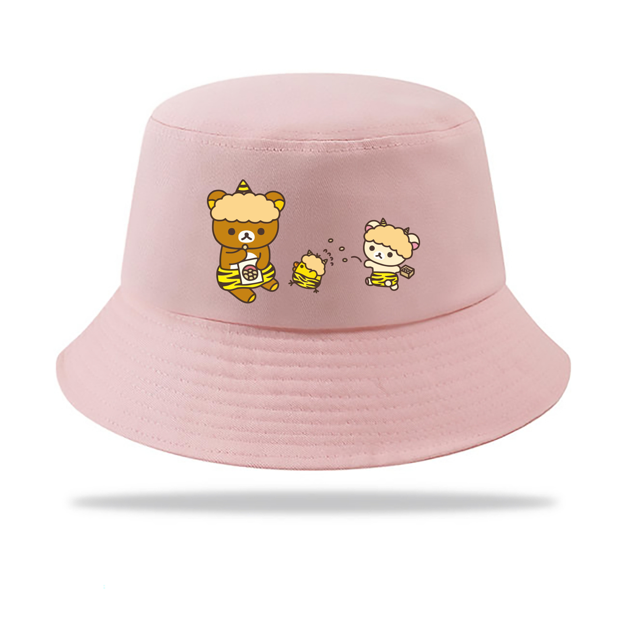 （画像用） リラックマ リラックマ キイロイトリ Rilakkuma Korilakkuma Kiiroitori アウトドア日除けバケットハット
