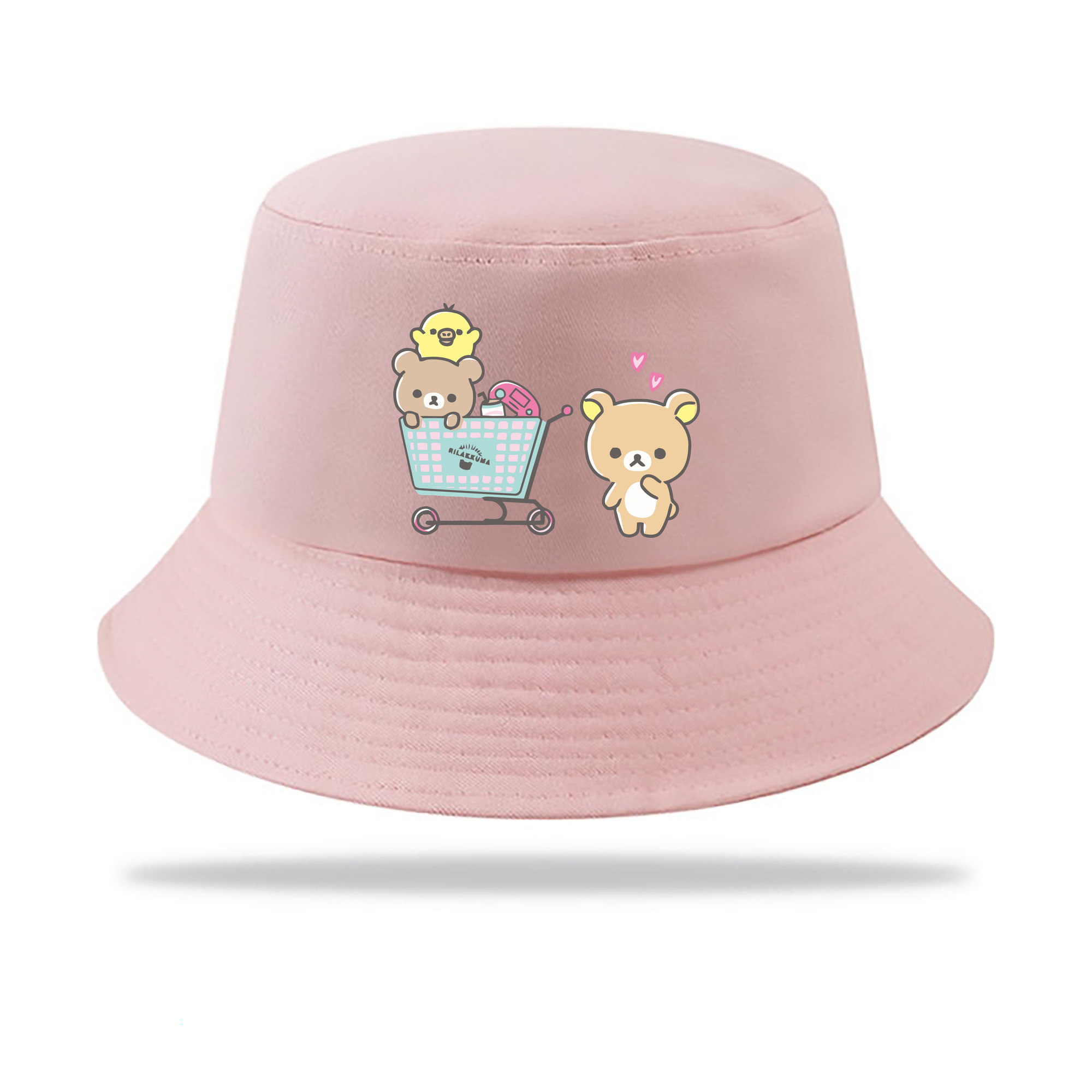 （画像用） リラックマ リラックマ キイロイトリ Rilakkuma Korilakkuma Kiiroitori アウトドア日除けバケットハット